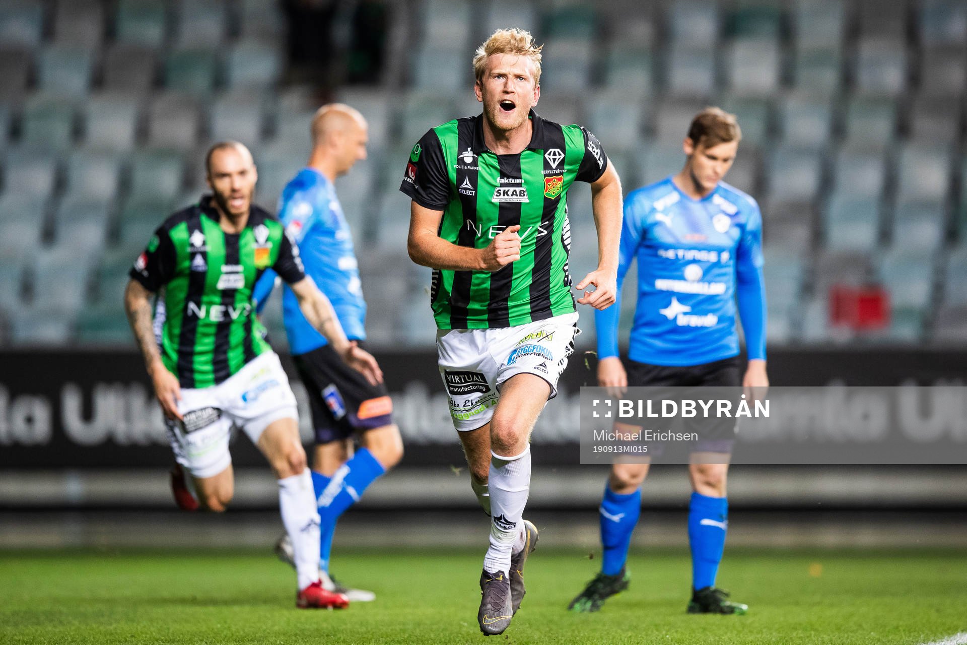 GAIS Carl Elfgren Nyström jublar