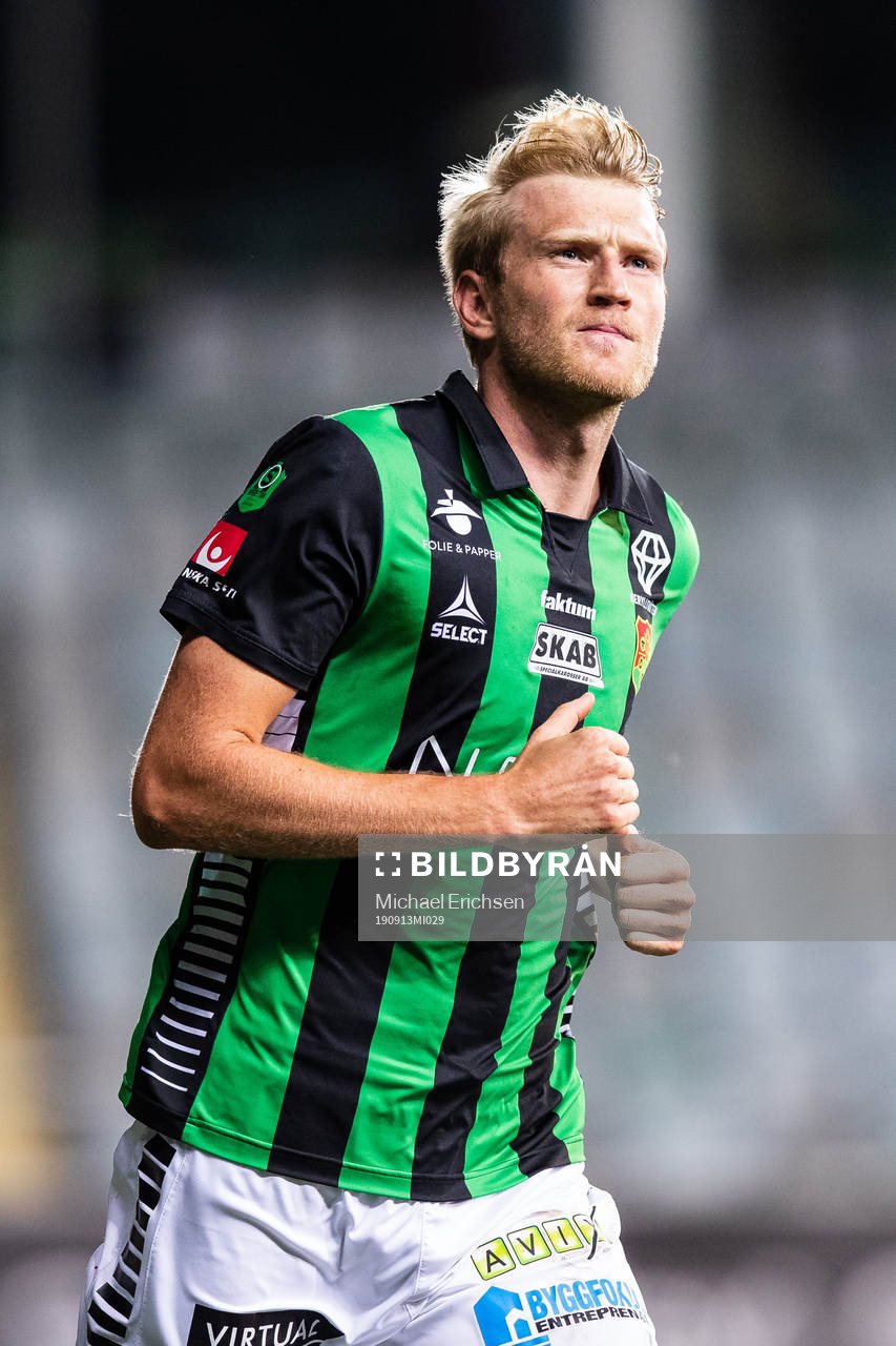 GAIS Carl Elfgren Nyström jublar
