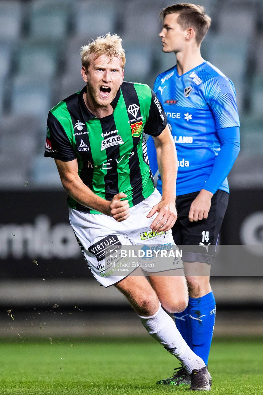 GAIS Carl Elfgren Nyström jublar