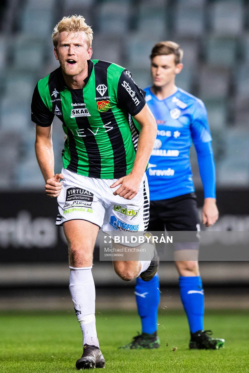 GAIS Carl Elfgren Nyström jublar