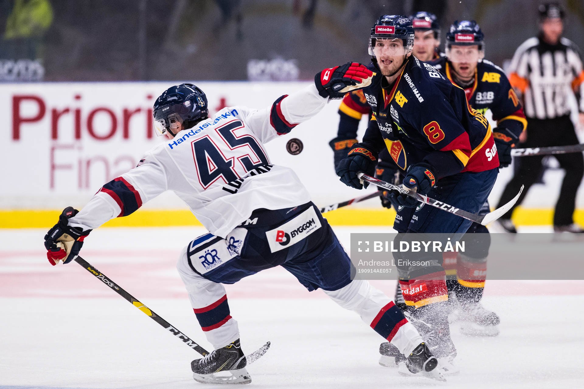 Linköpings Simon Lundmark och Djurgårdens Anton Hedman
