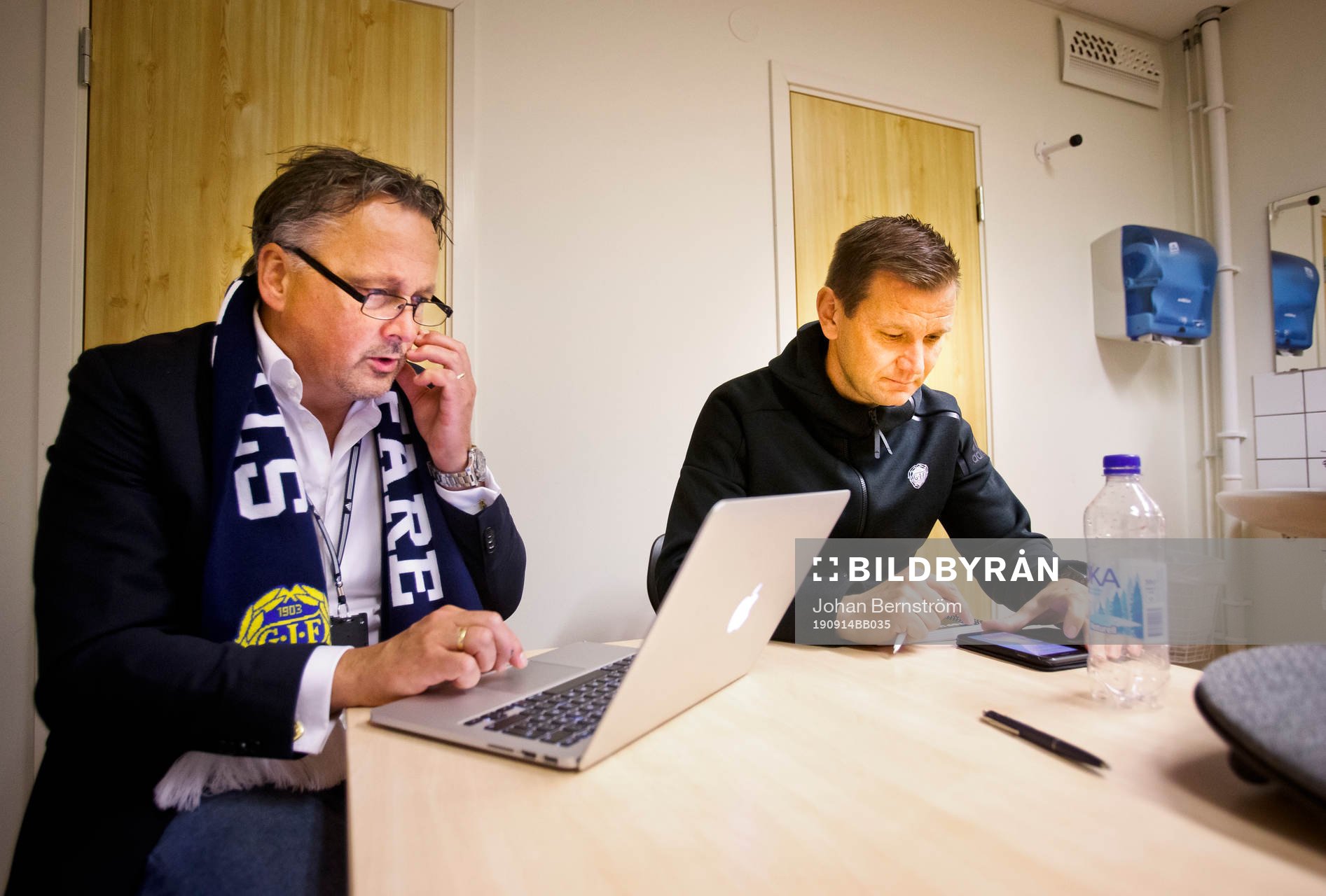 Sundsvalls sportchef Urban Hagblom och assisterande