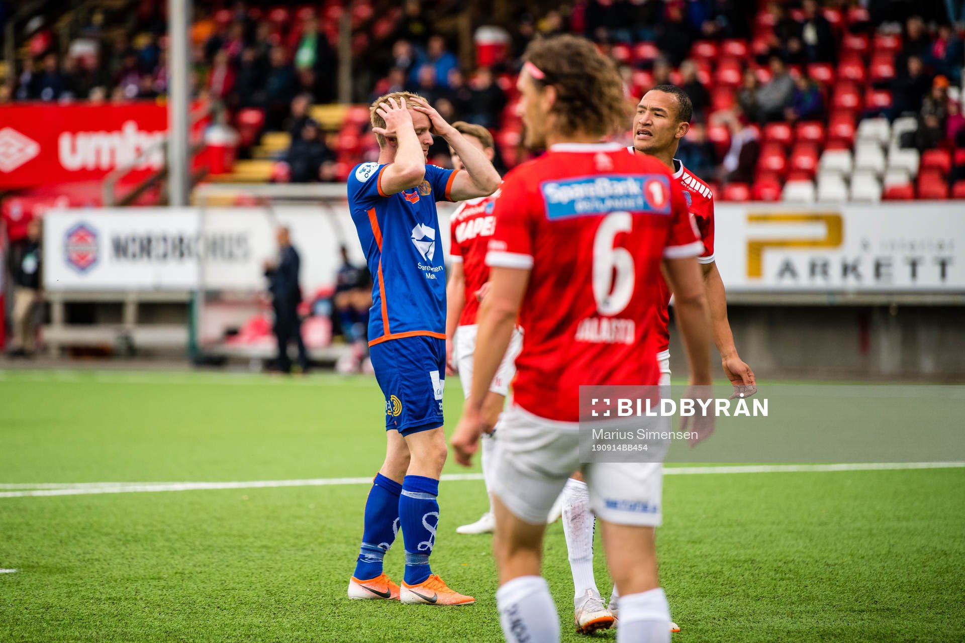 Torbjørn Agdestein of Aalesund looks dejected