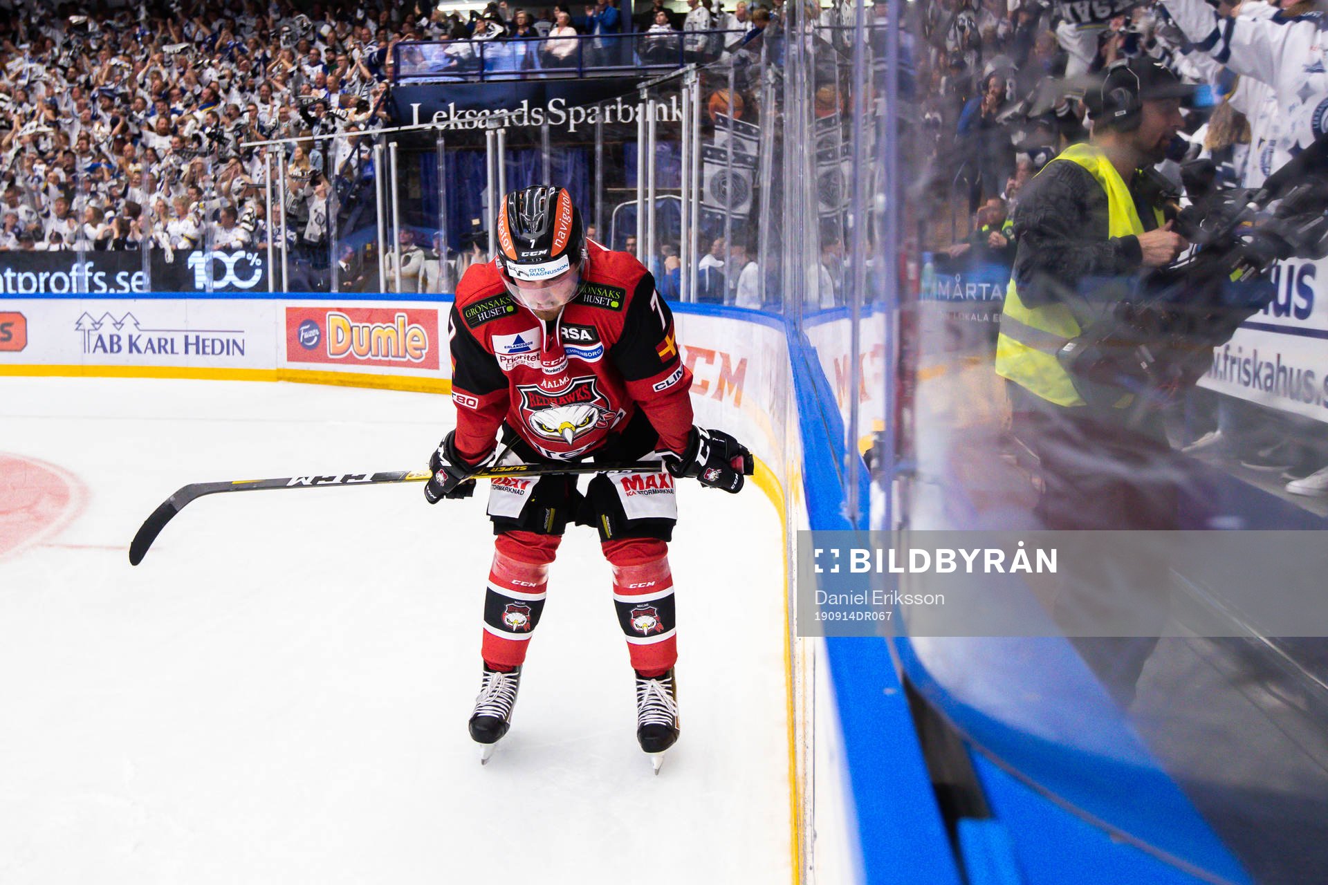 Malmö Redhawks Marcus Björk deppar