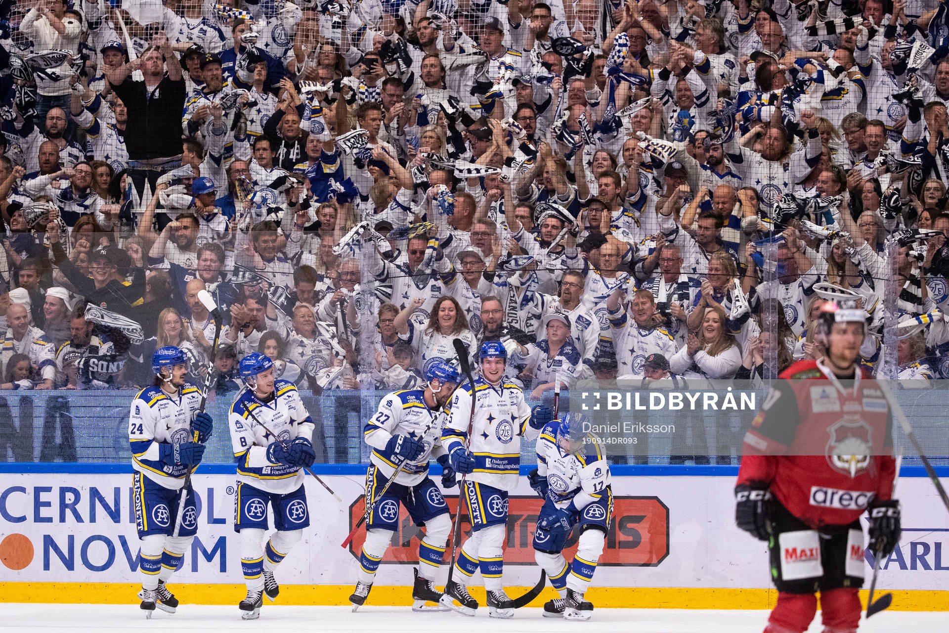 Leksands Thomas Valkvae Olsen  och Filip Johansson och