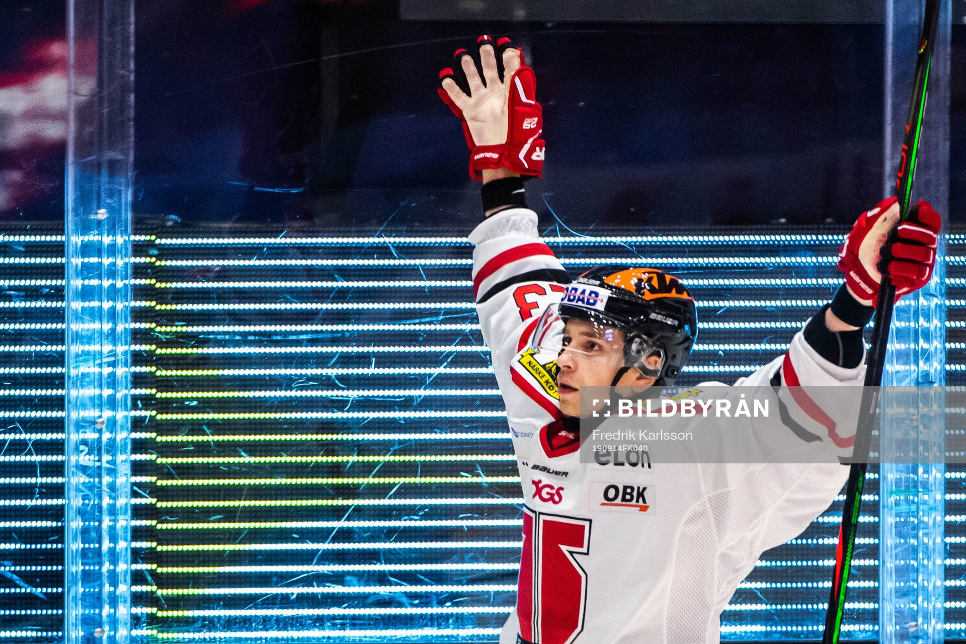 Örebros Sakari Salminen jublar
