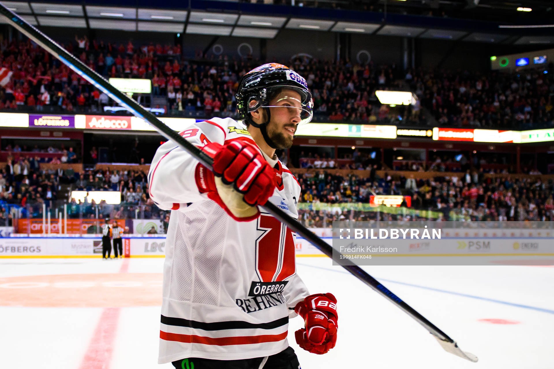 Örebros Mathias Bromé jublar