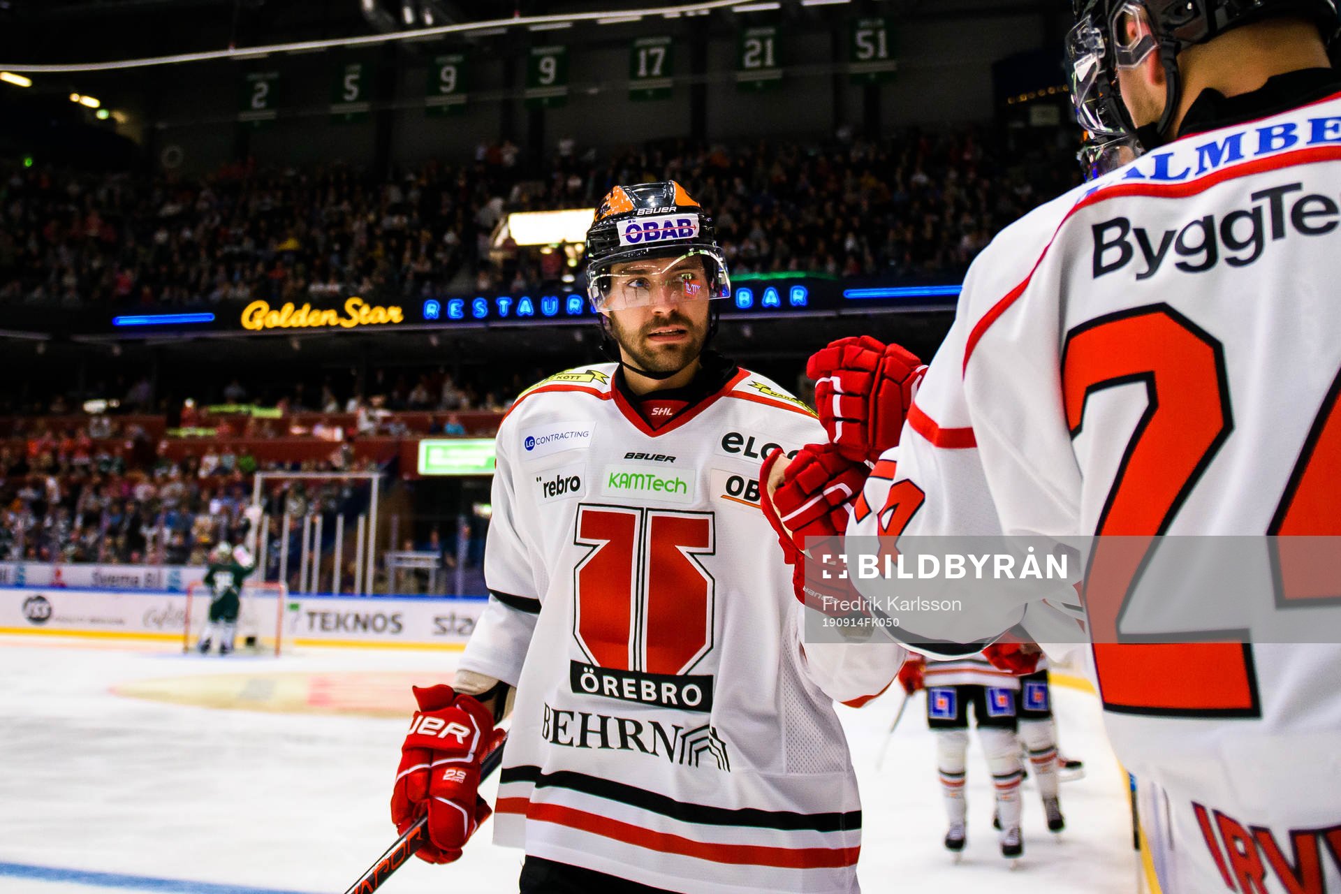 Örebros Ludvig Rensfeldt jublar
