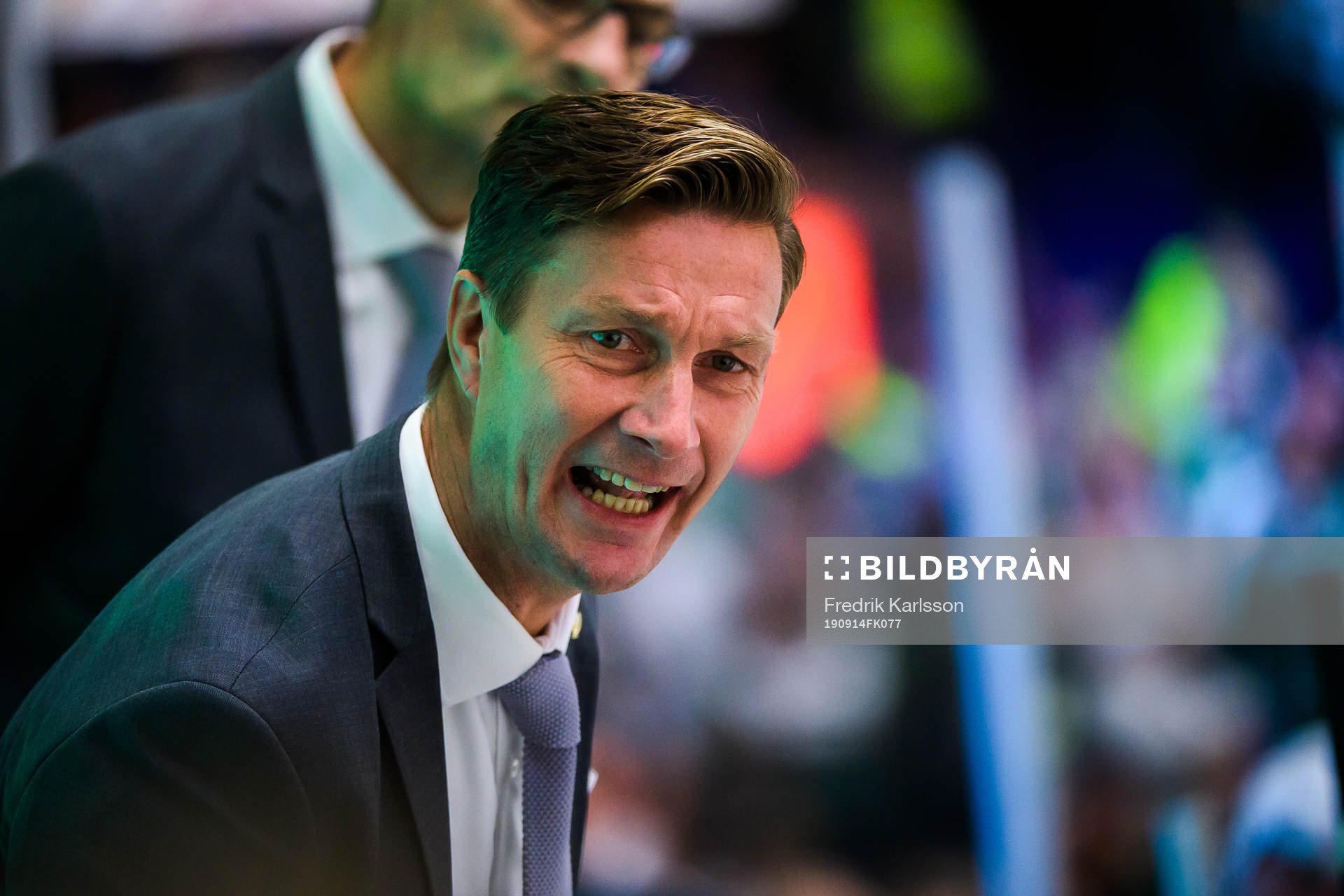 Färjestads huvudtränare Johan Pennerborn