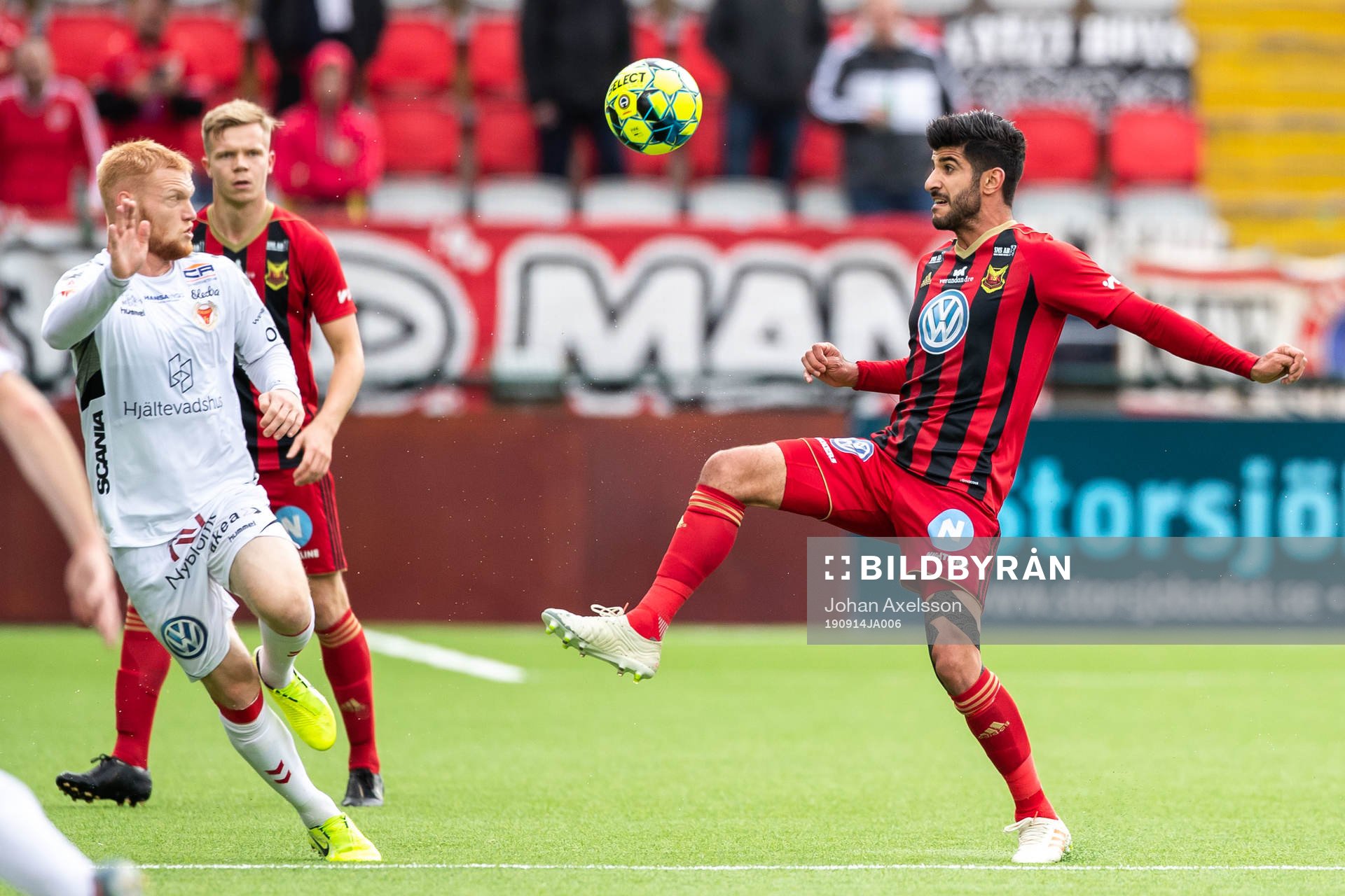 Östersunds Rewan Amin och Kalmars Nils Fröling