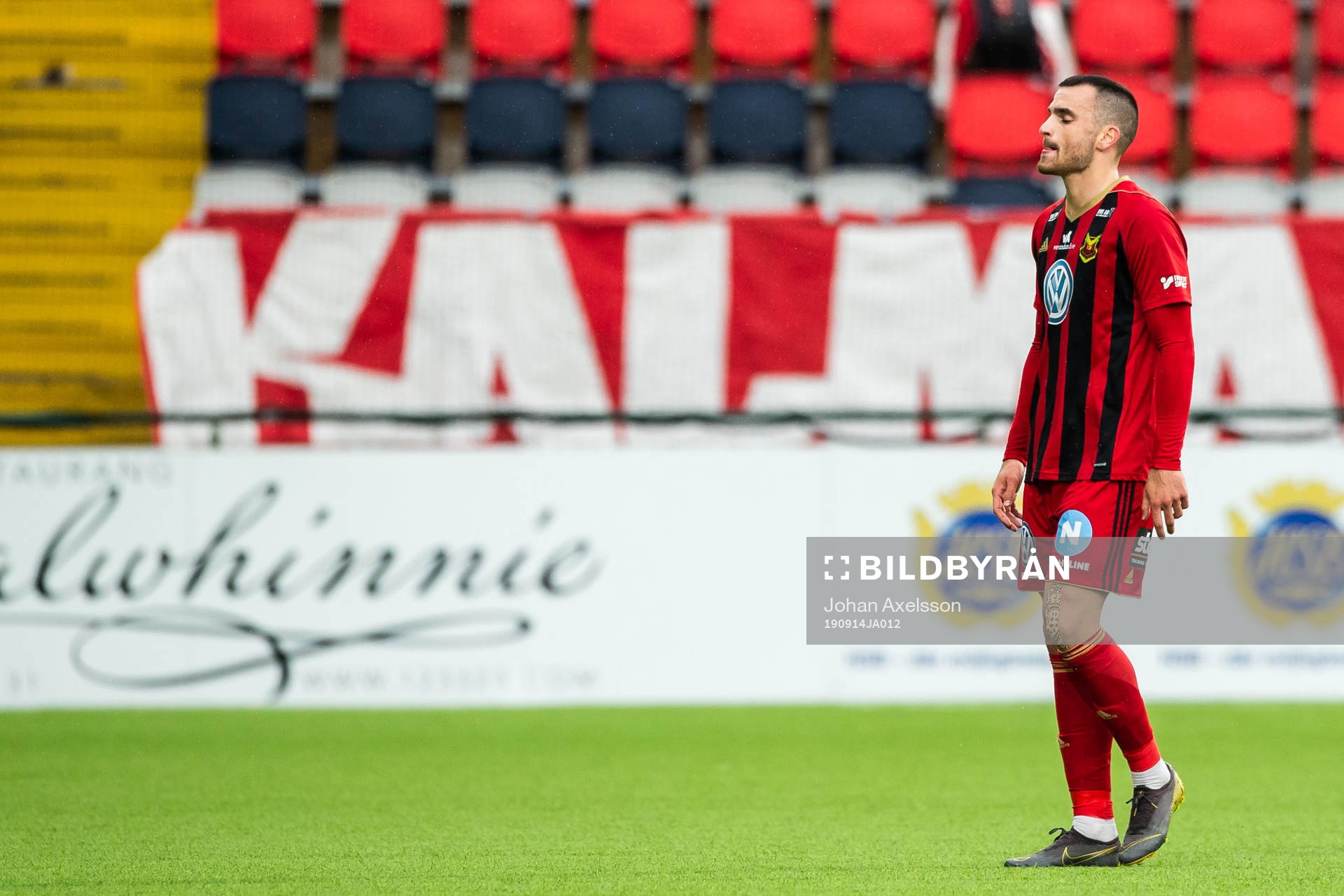 Östersunds Dino Islamovic deppar