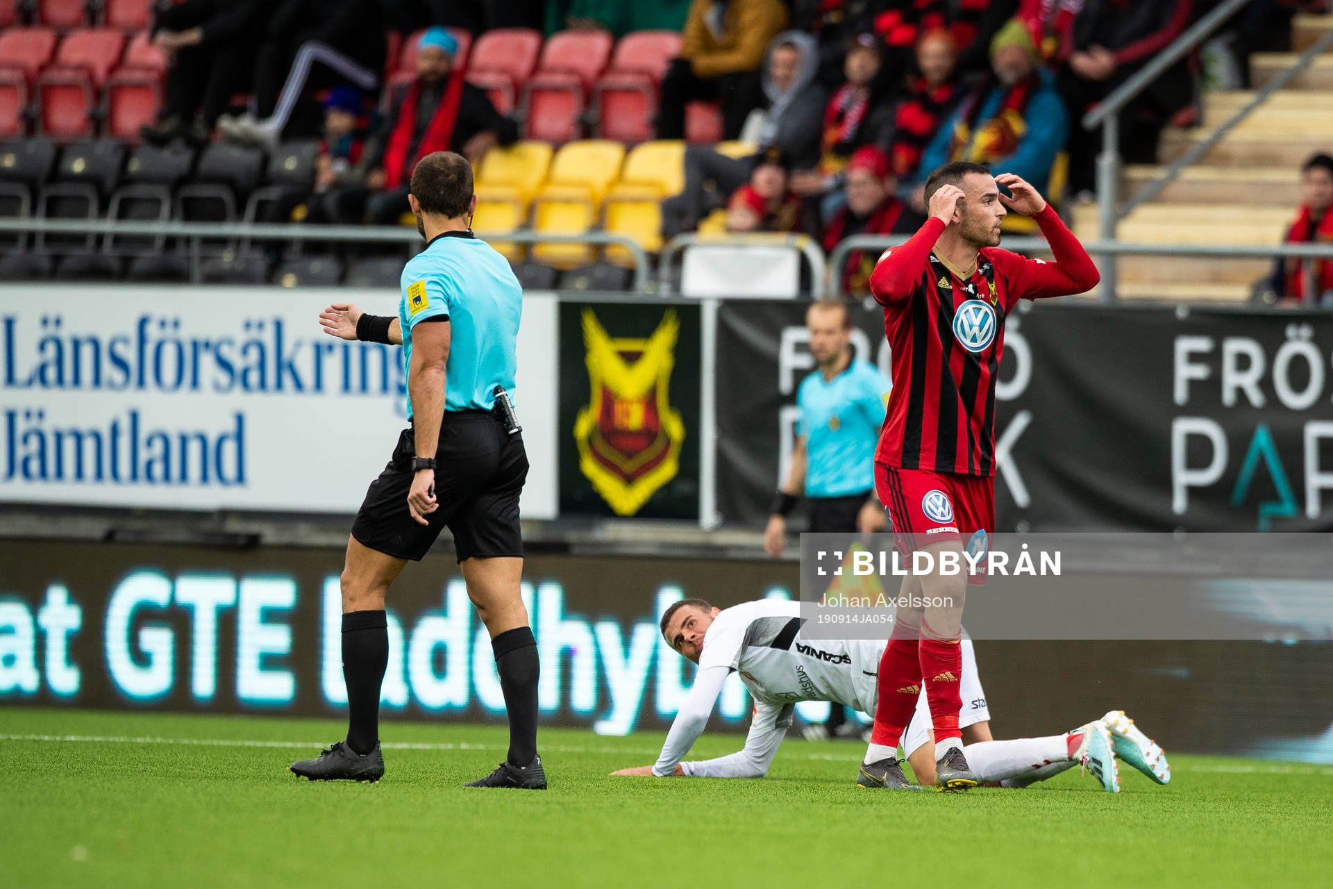 Östersunds Dino Islamovic  reagerar