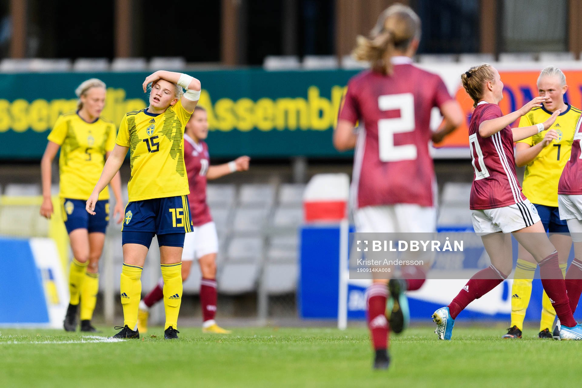 Sveriges Emelie Maria Jansson deppar