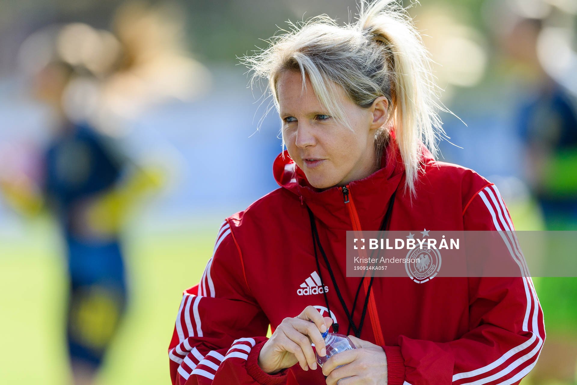 Tysklands förbundskapten Friederike Kromp före