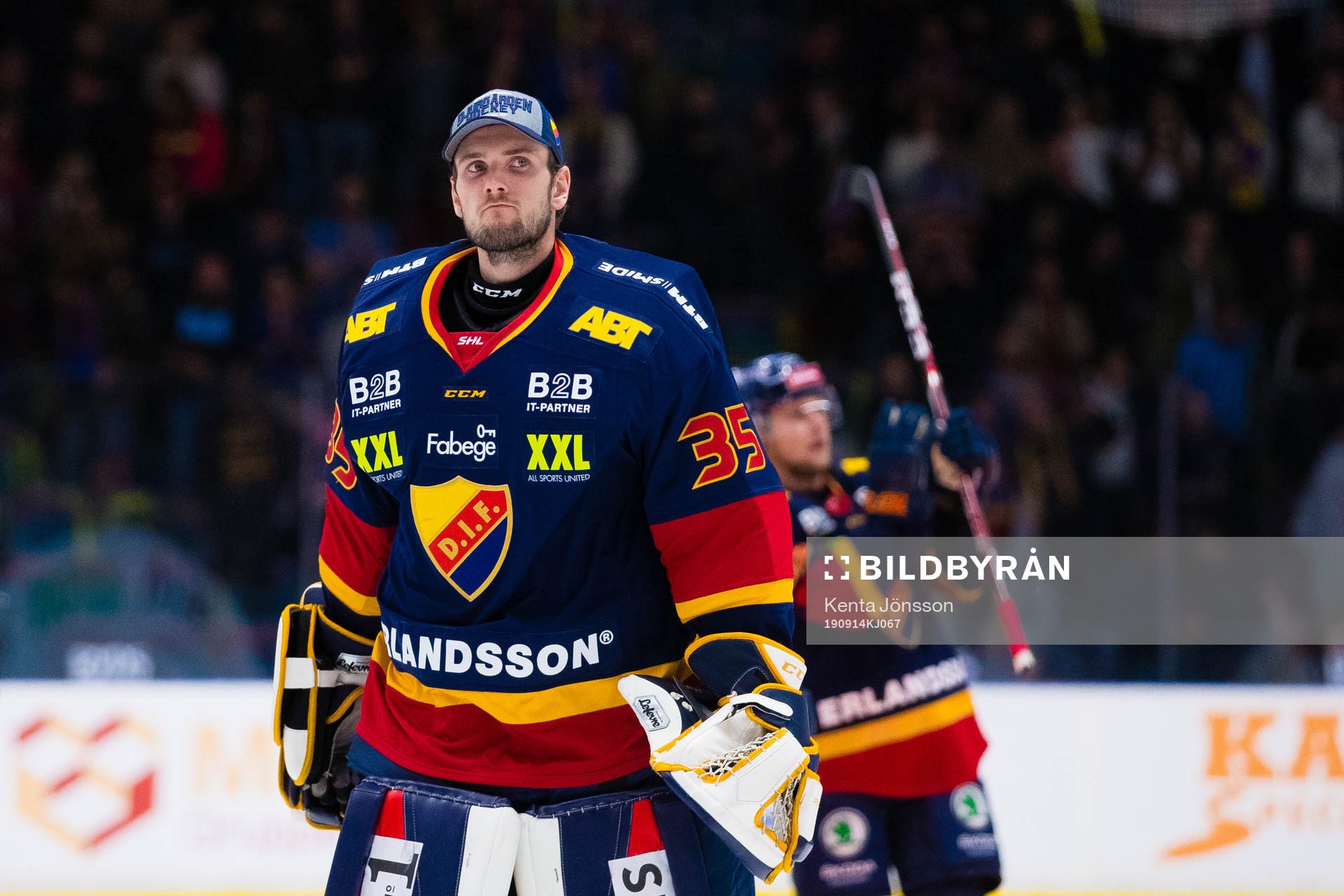 Djurgårdens målvakt Robin Jensen