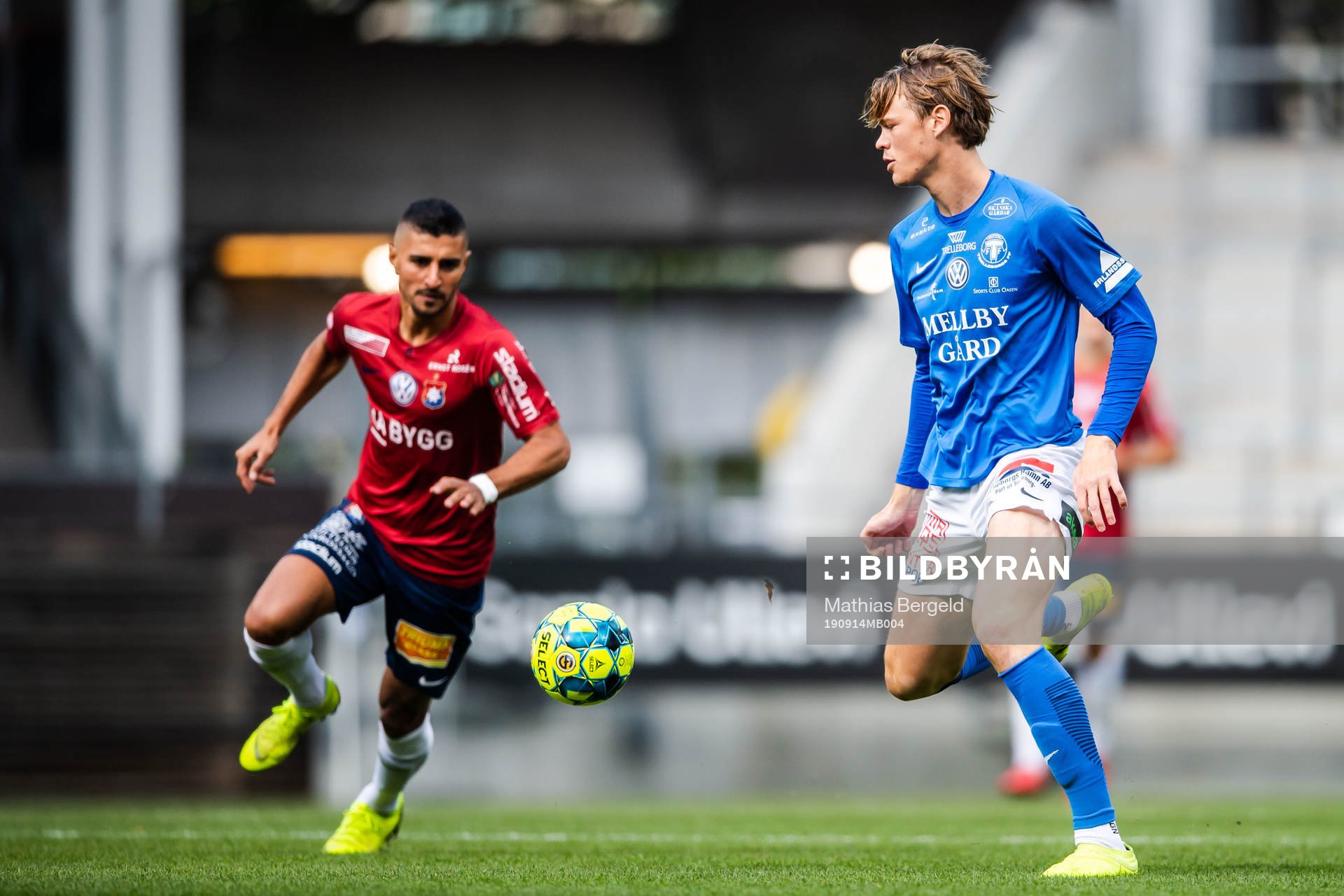 Örgrytes Ailton Almeida och Trelleborgs Hugo Andersson