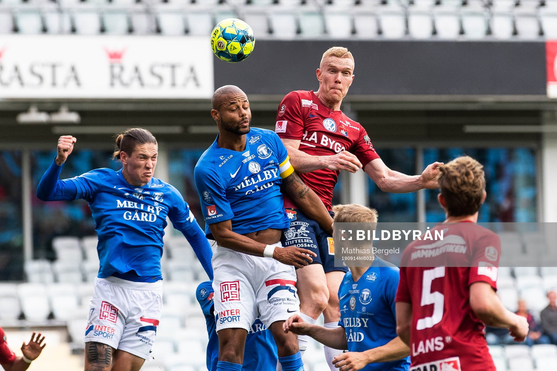 Trelleborgs Salif Camara Jönsson och Örgrytes David