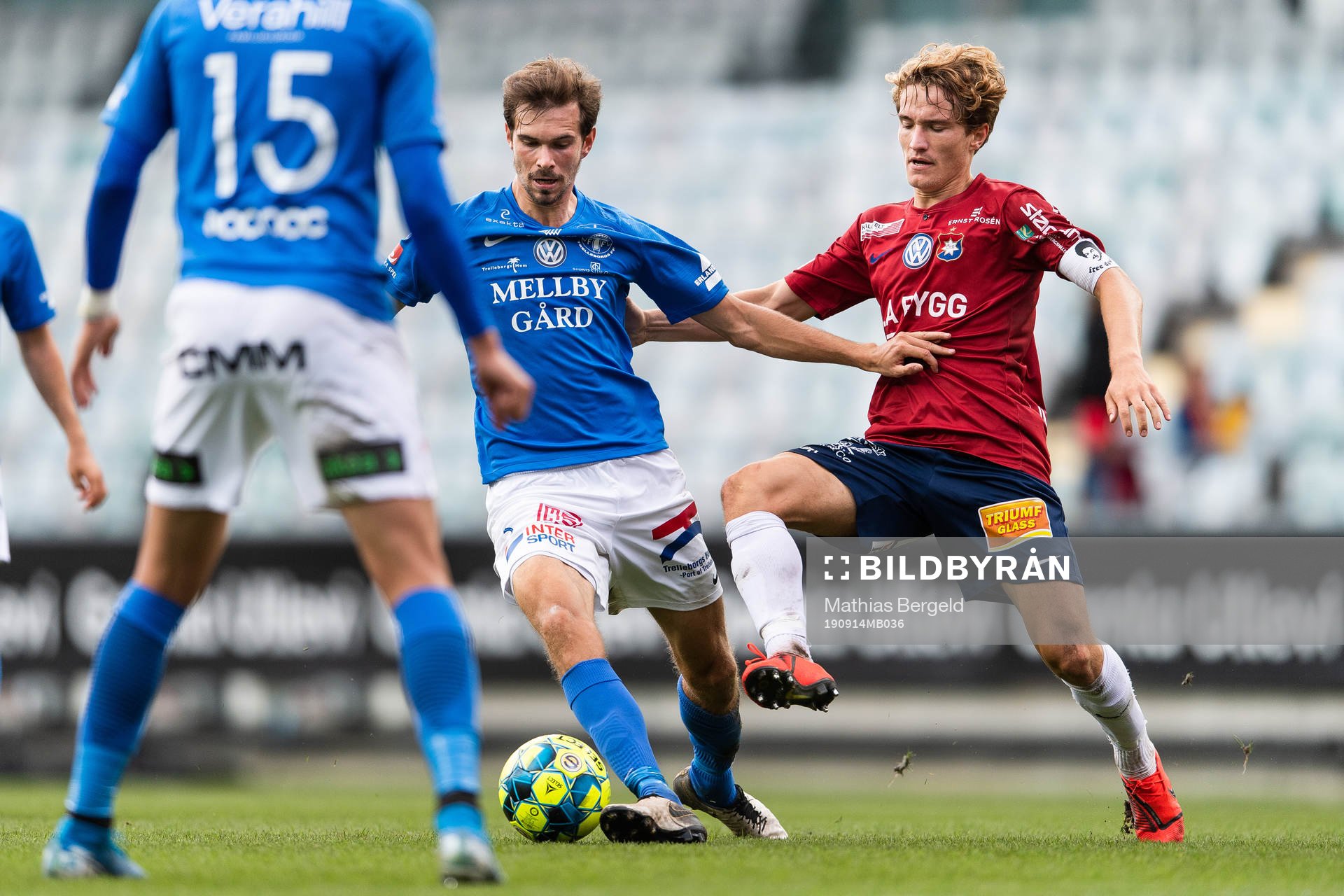 Trelleborgs Sebastian Ohlsson och Örgrytes Jakob Lindström
