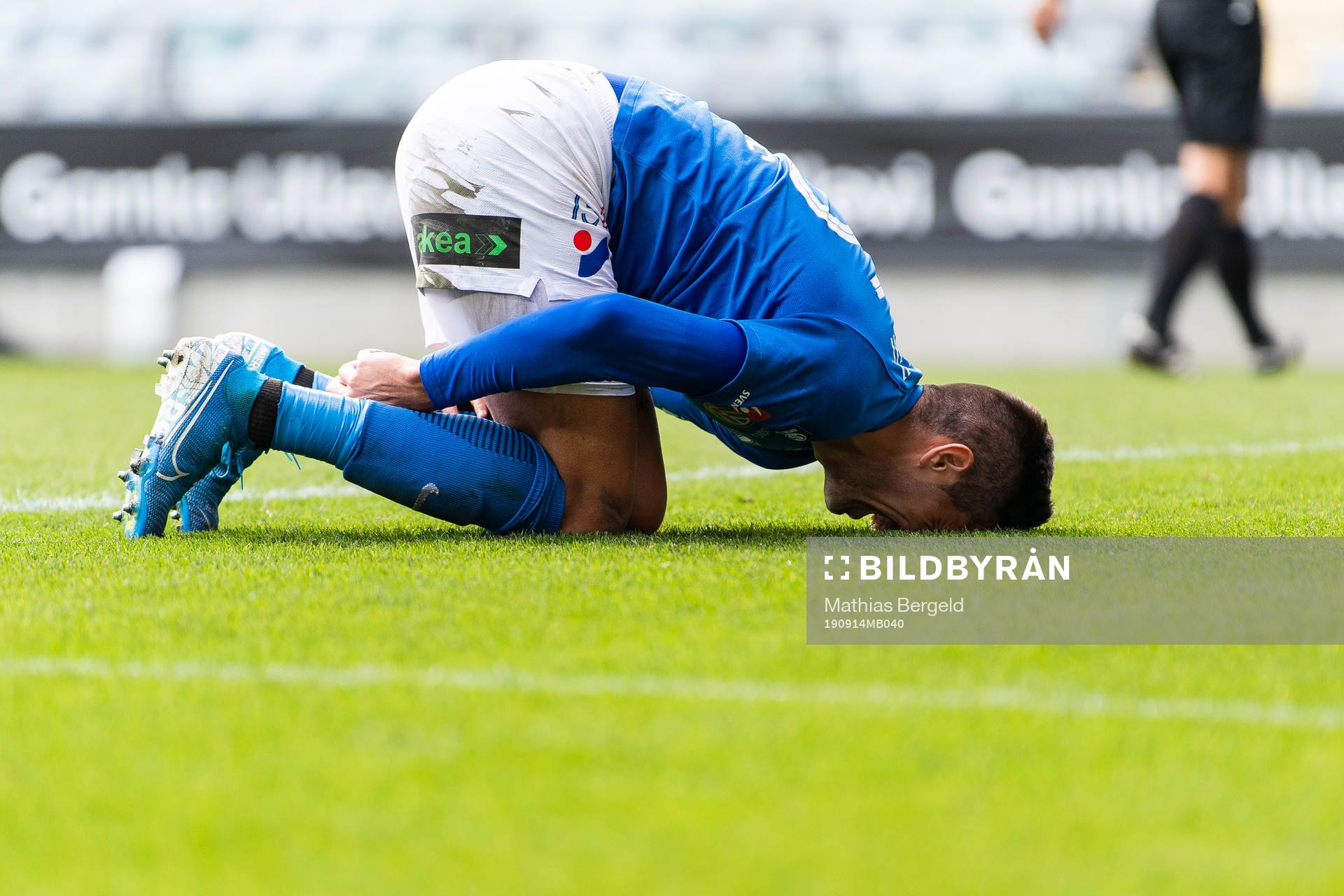 Trelleborgs Bozidar Velickovic har ont