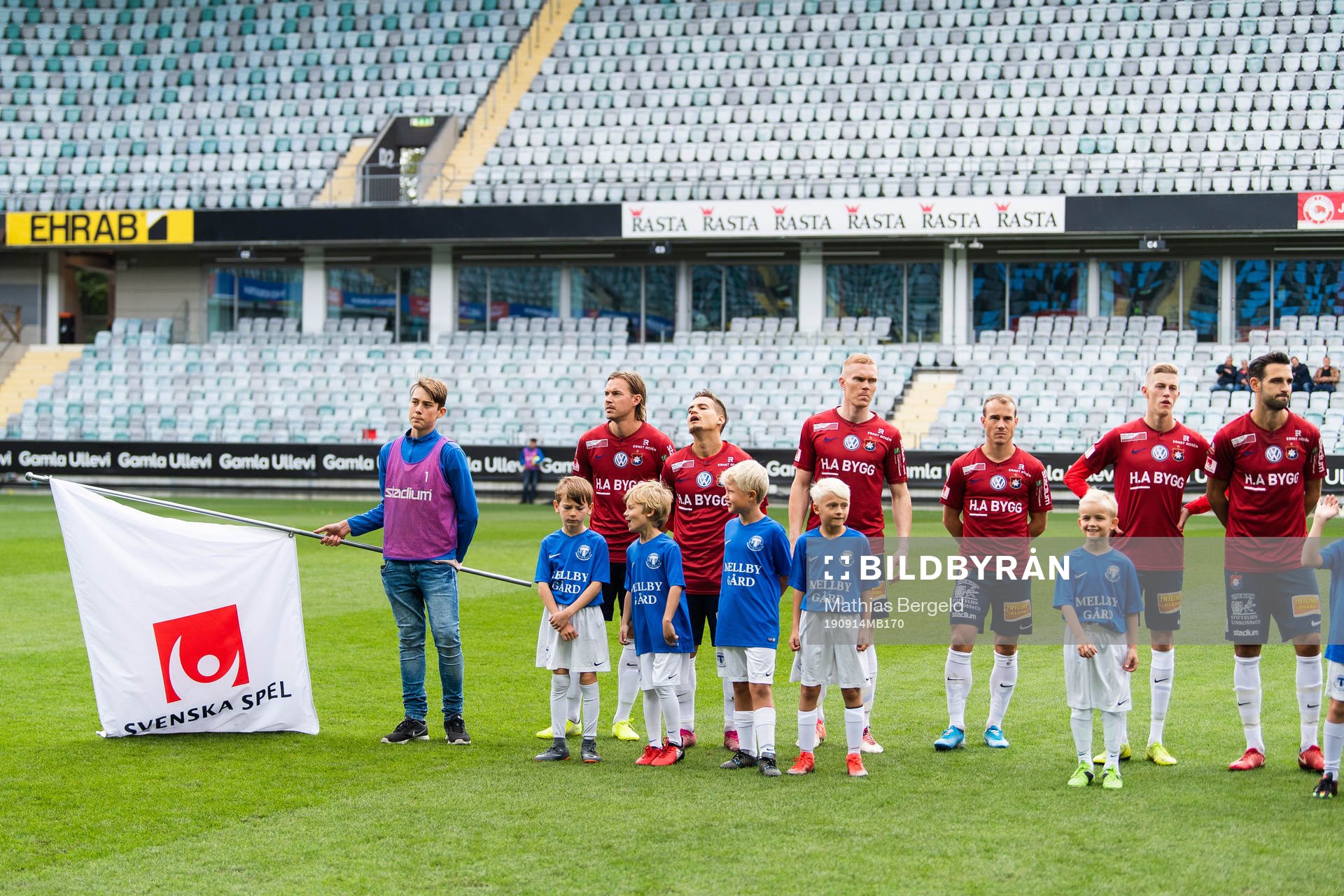 Örgrytes Danny Ervik, Amin Affane, David Engström, Calle