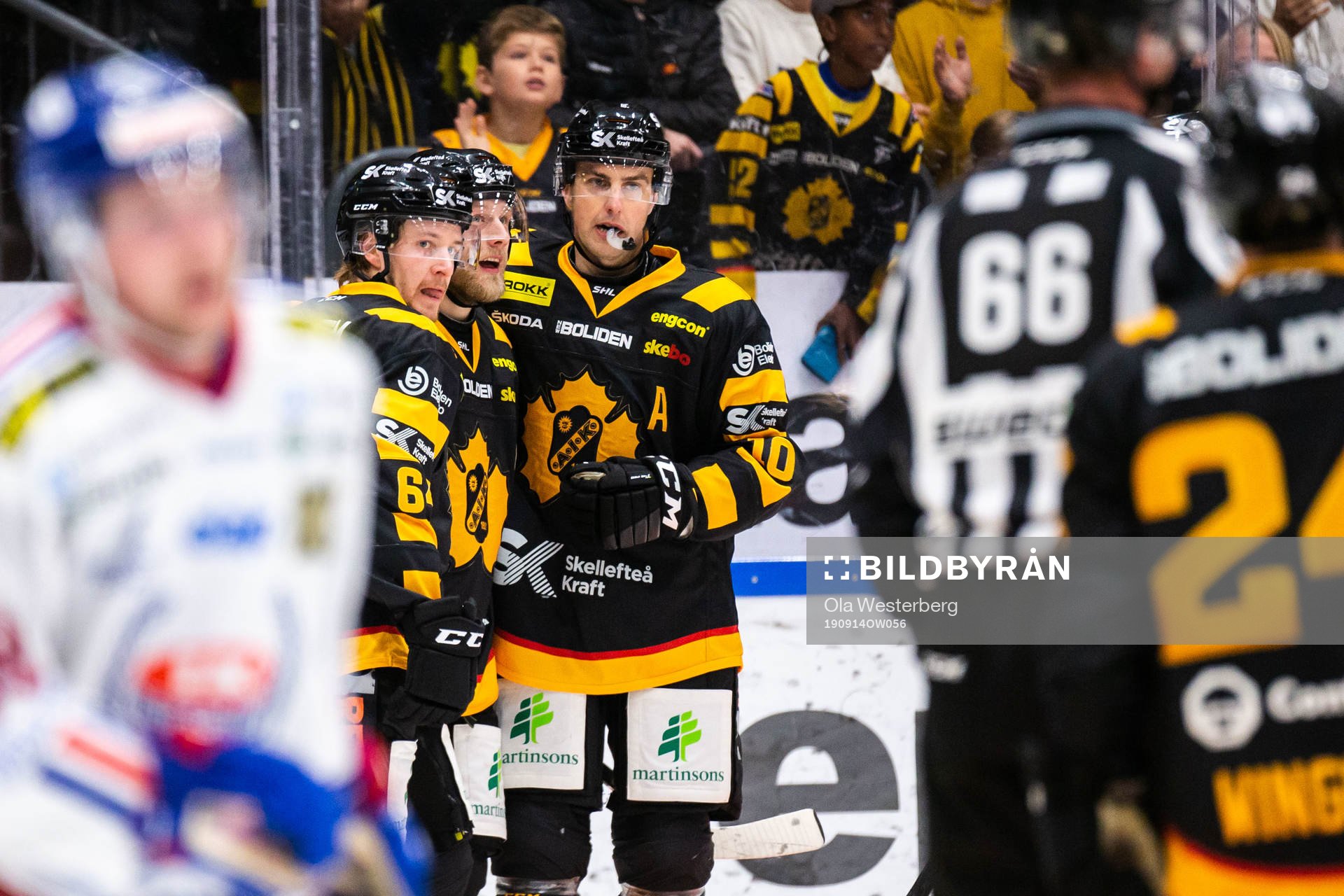 Skellefteå Joakim Lindström, Oscar Möller och Jonathan