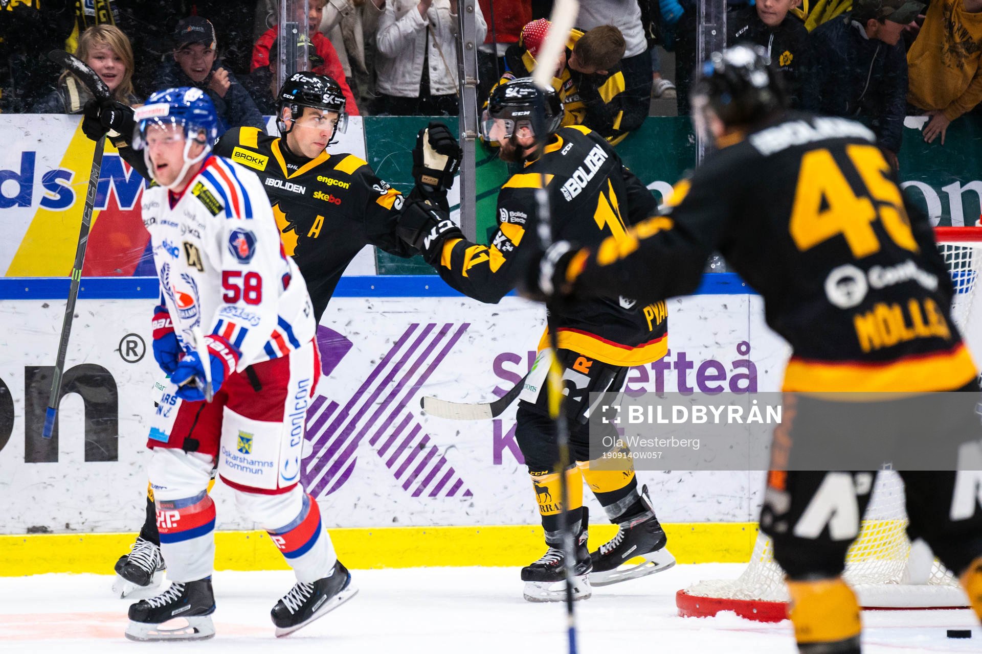 Skellefteå Joakim Lindström, Oscar Möller och Jonathan
