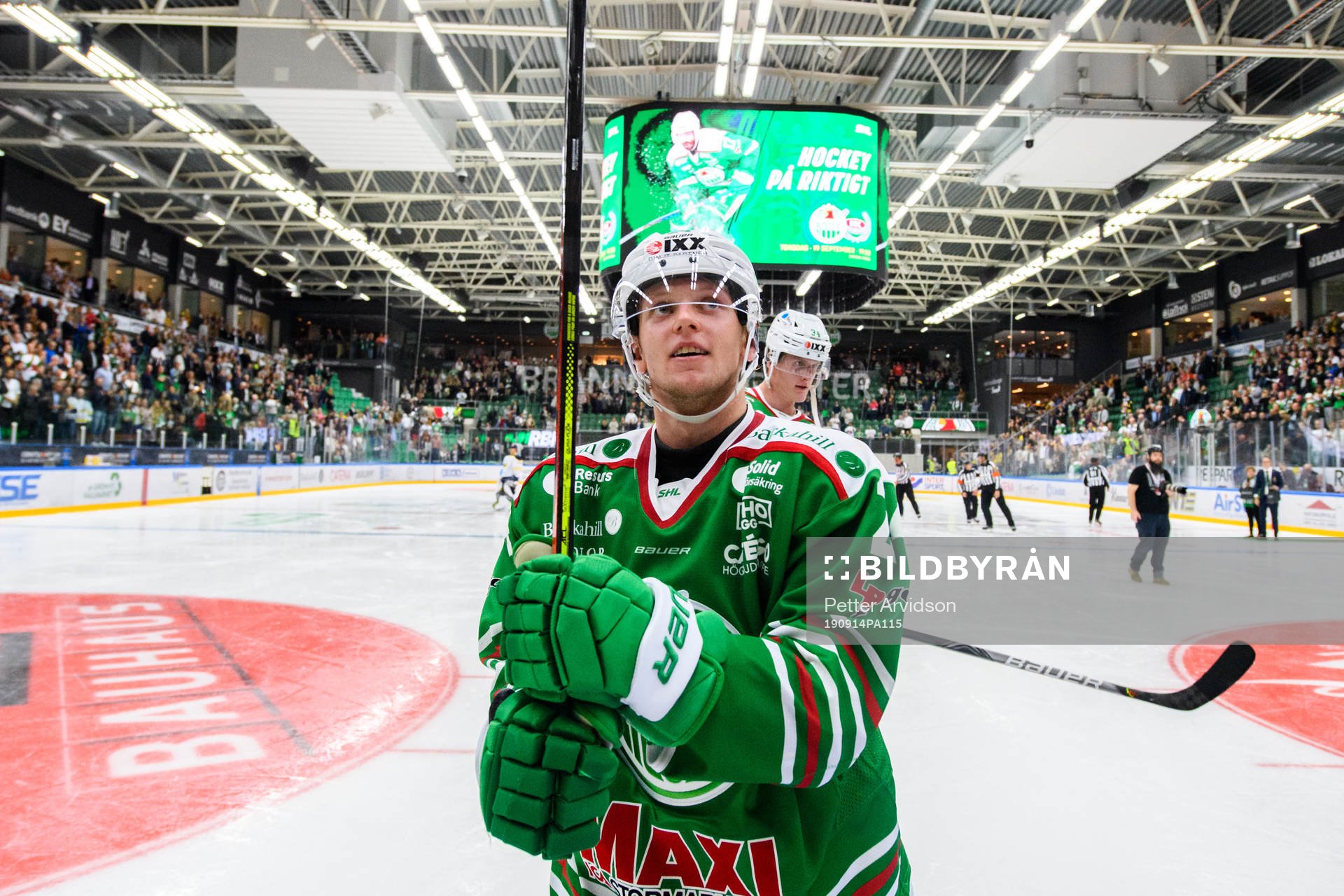 Rögles Kevin Wennström jublar