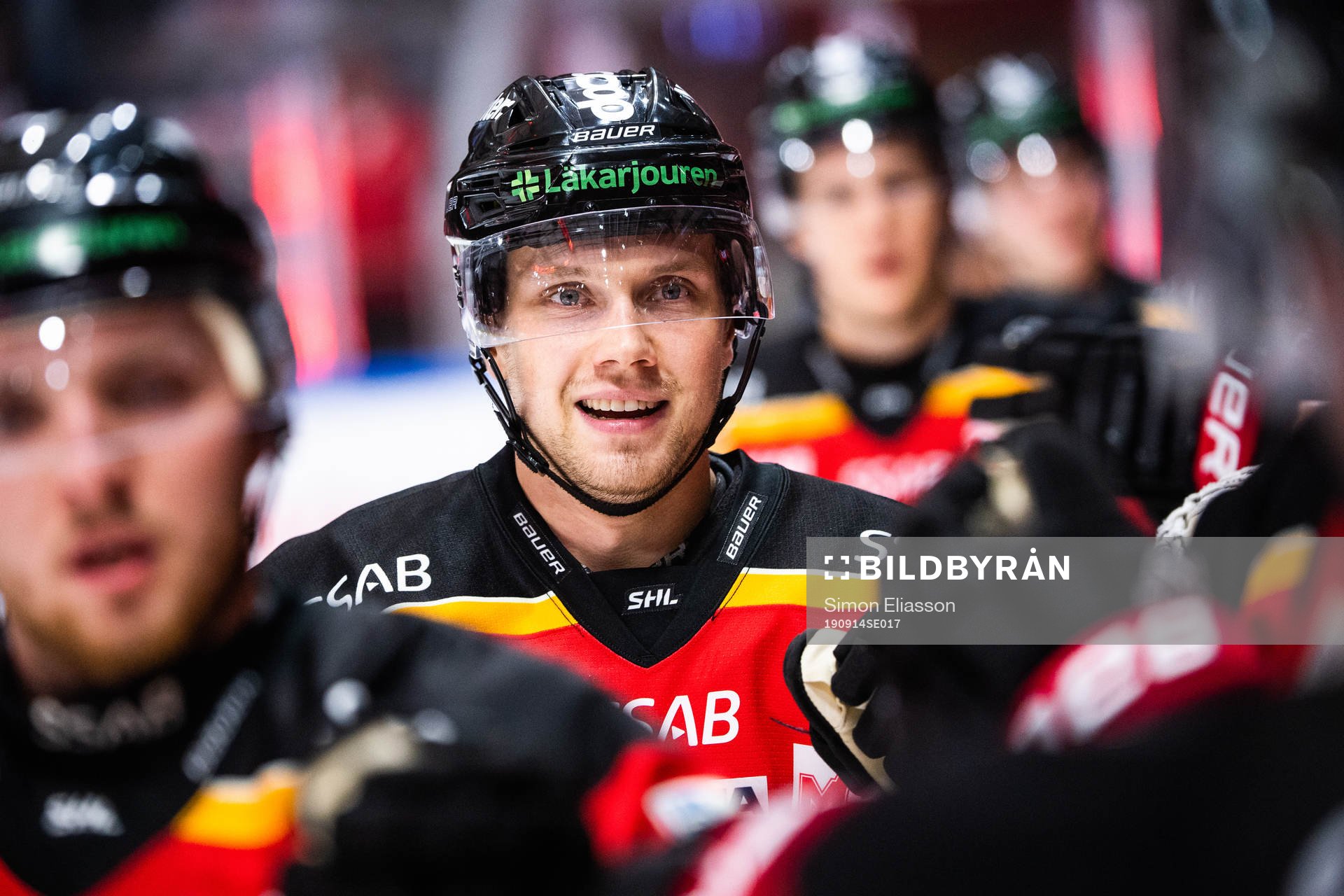 Luleås Petter Emanuelsson jublar