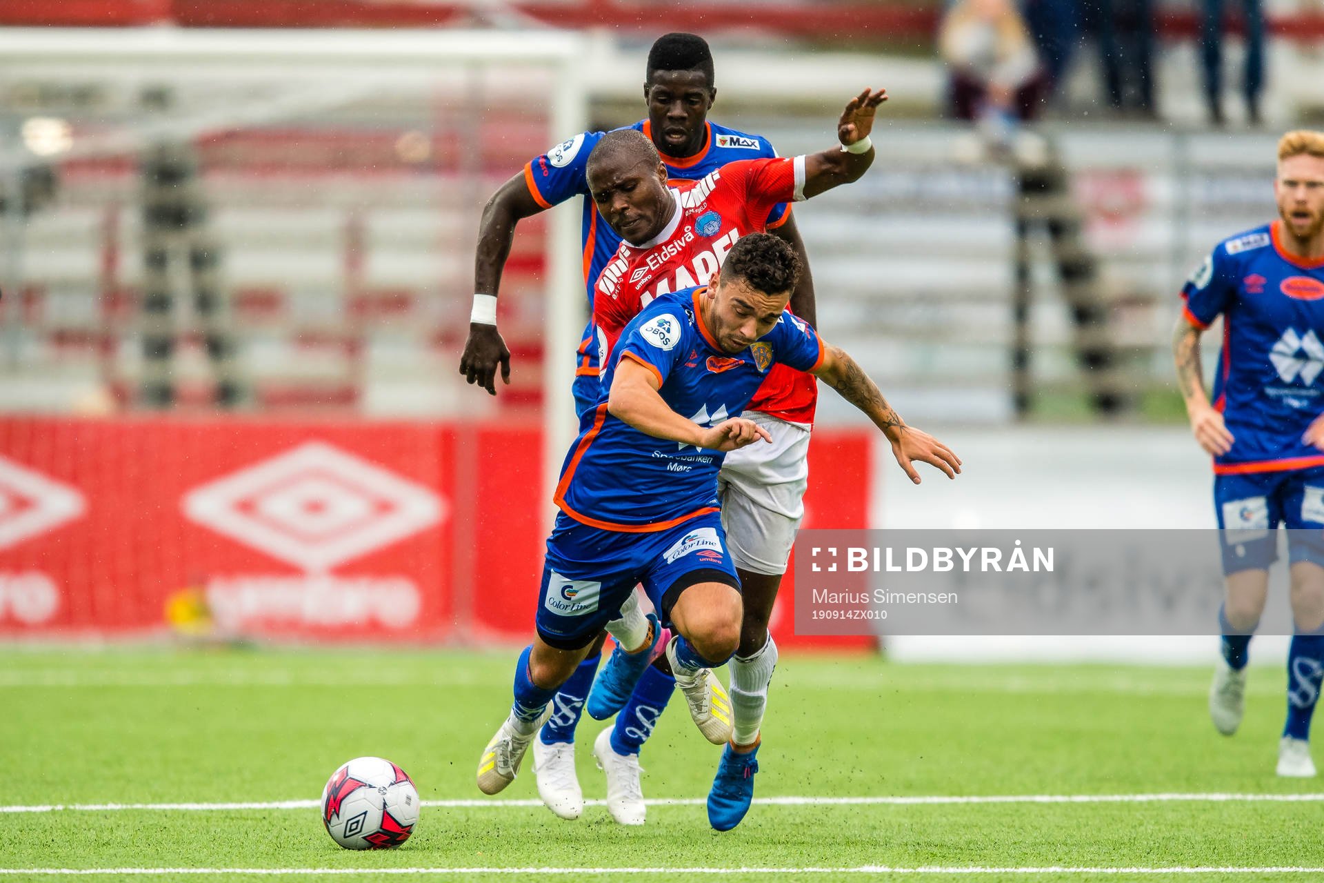 Joel Landry Tsfack Nguemo of Kongsvinger and Niklas