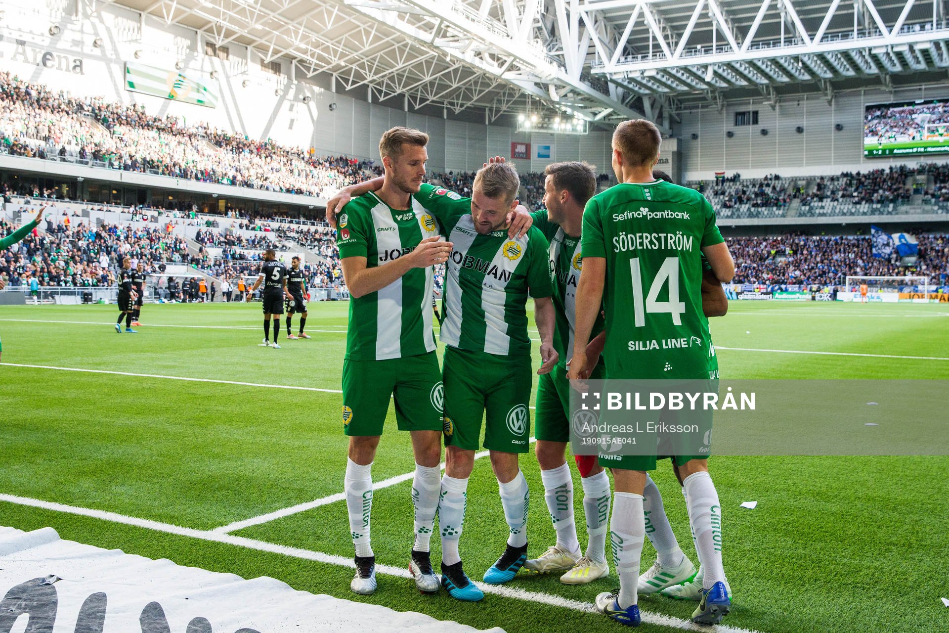 Hammarbys Richard Magyar, Mads Fenger Nielsen, Jeppe