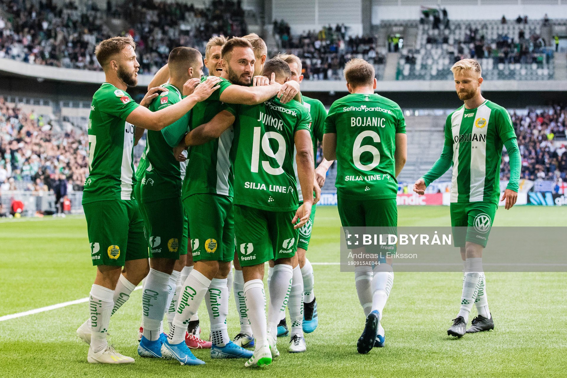 Hammarbys Muamer Tankovic jublar