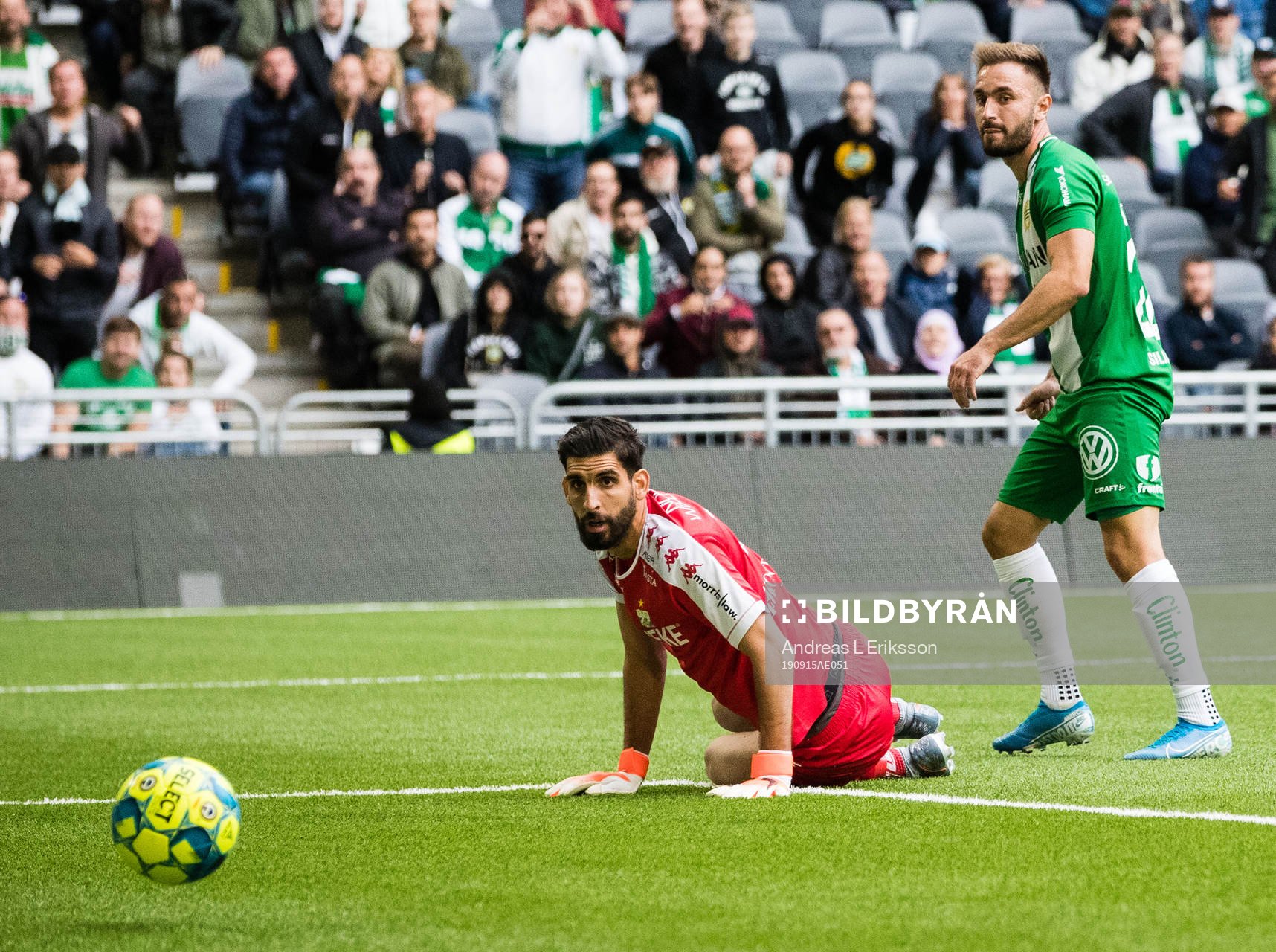 IFK Göteborgs målvakt Ioannis Anestis och Hammarbys