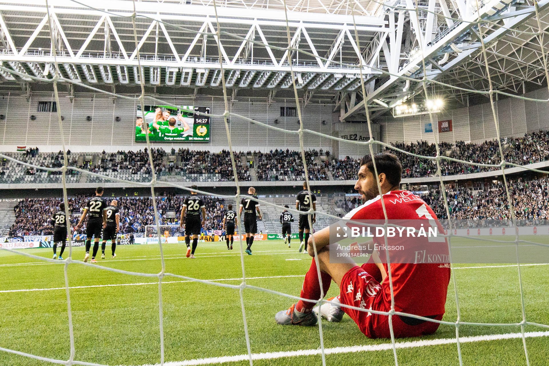 IFK Göteborgs målvakt Ioannis Anestis deppar