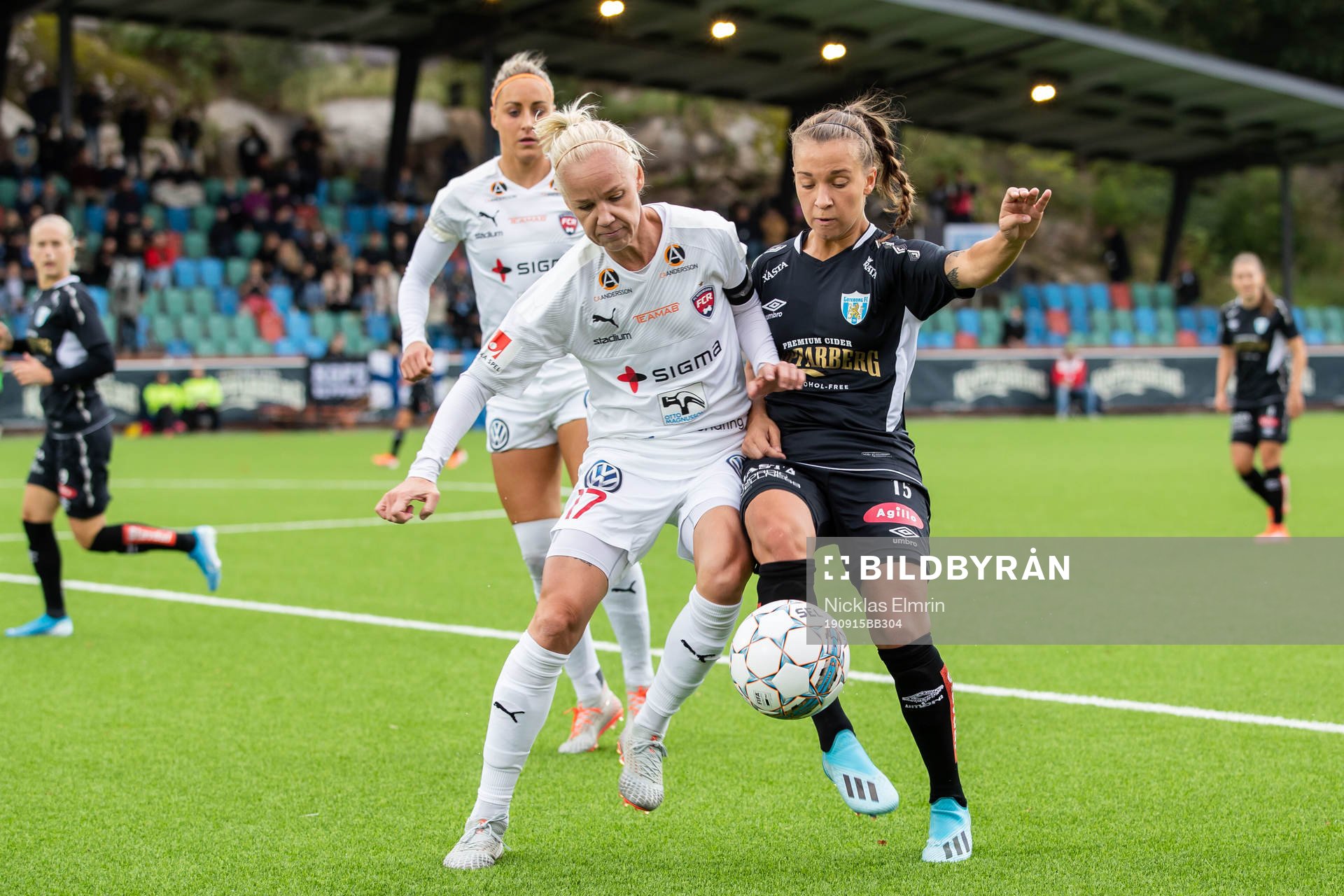 Göteborgs Amanda Johnsson Haaahr och IFK Göteborgs Samuel
