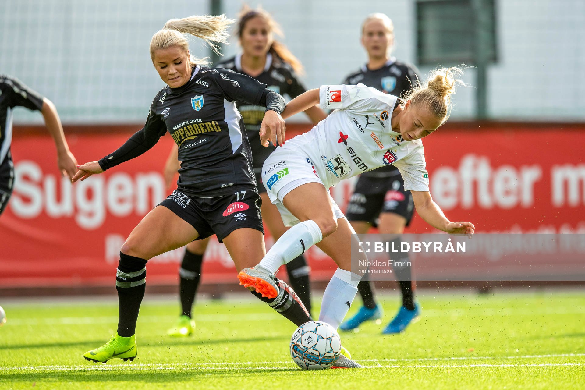 Rosengårds Hanna Bennison mot Göteborgs Amanda Johnsson