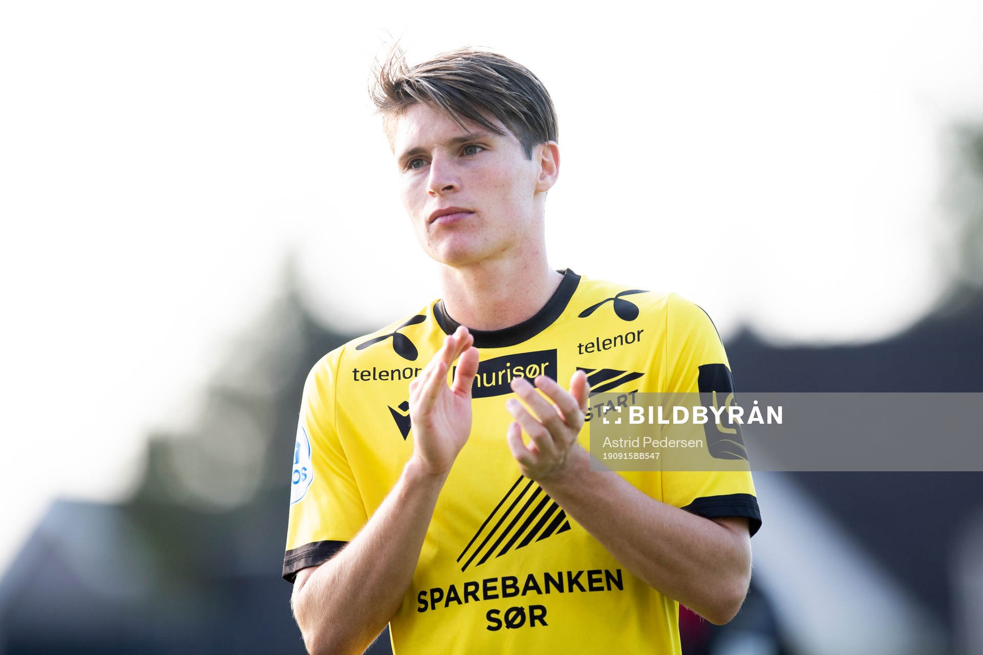 Kasper Skaanes of Start looks dejected