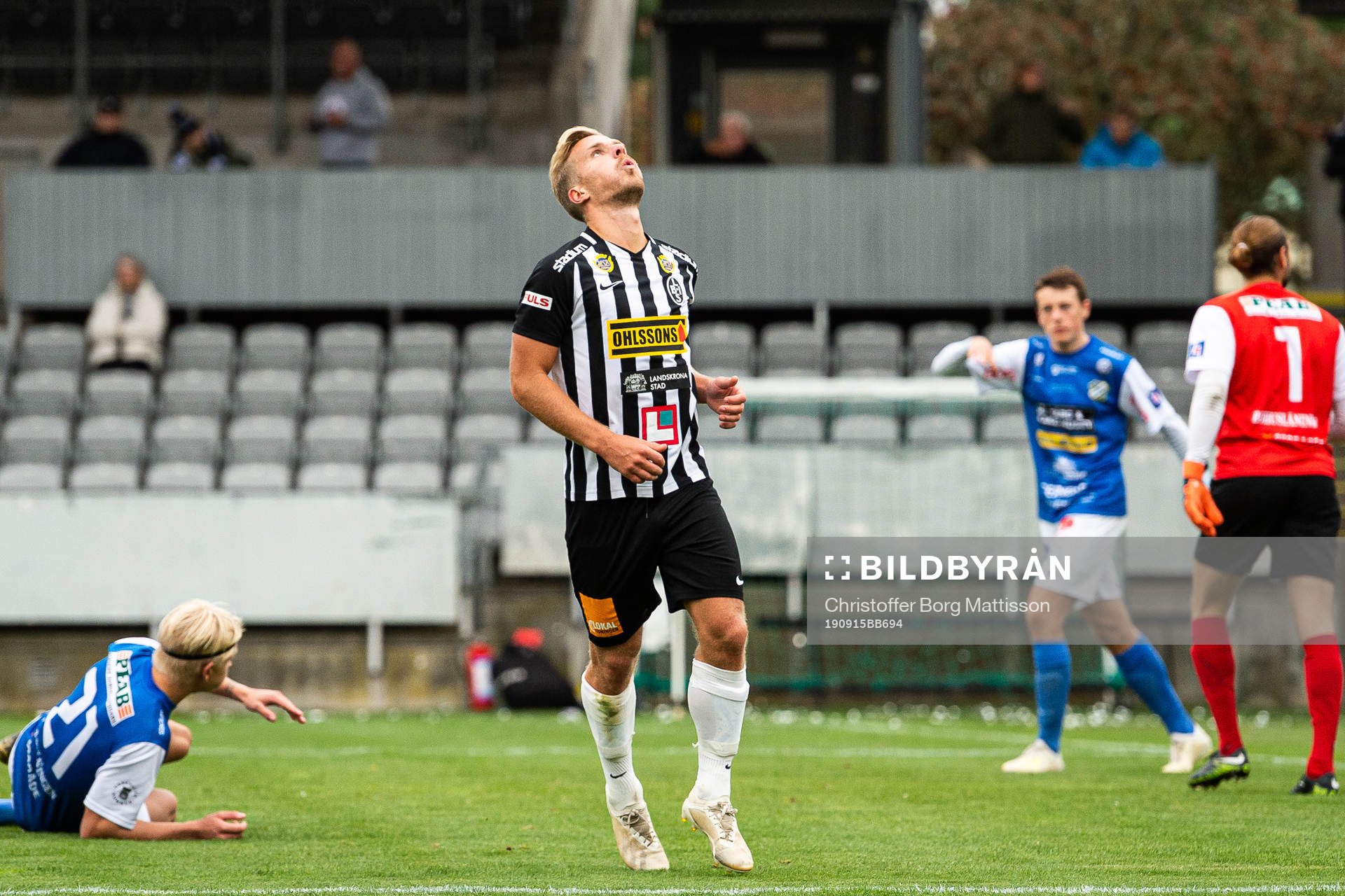 Landskronas Linus Olsson deppar