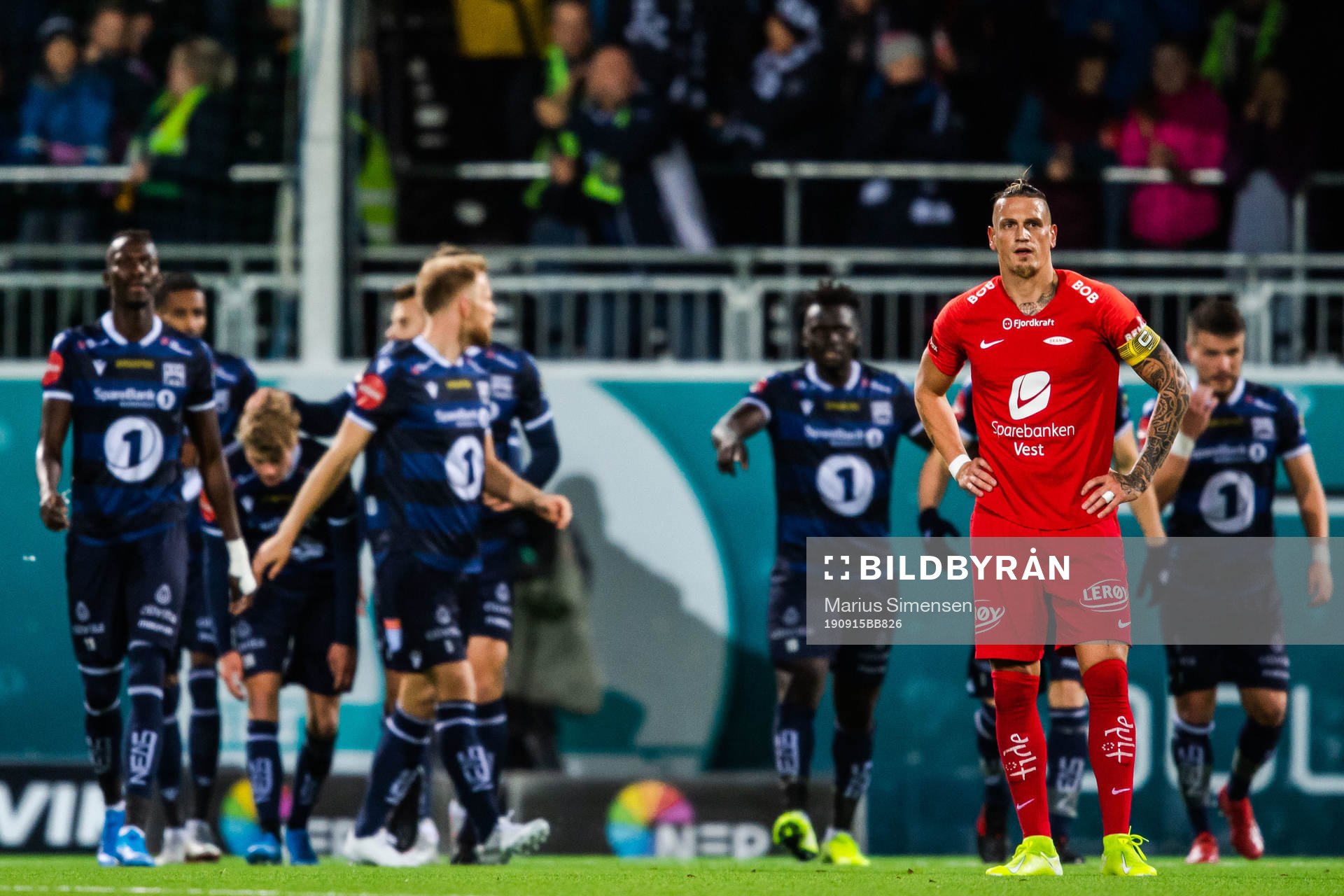 Vito Wormgoor of Brann looks dejected