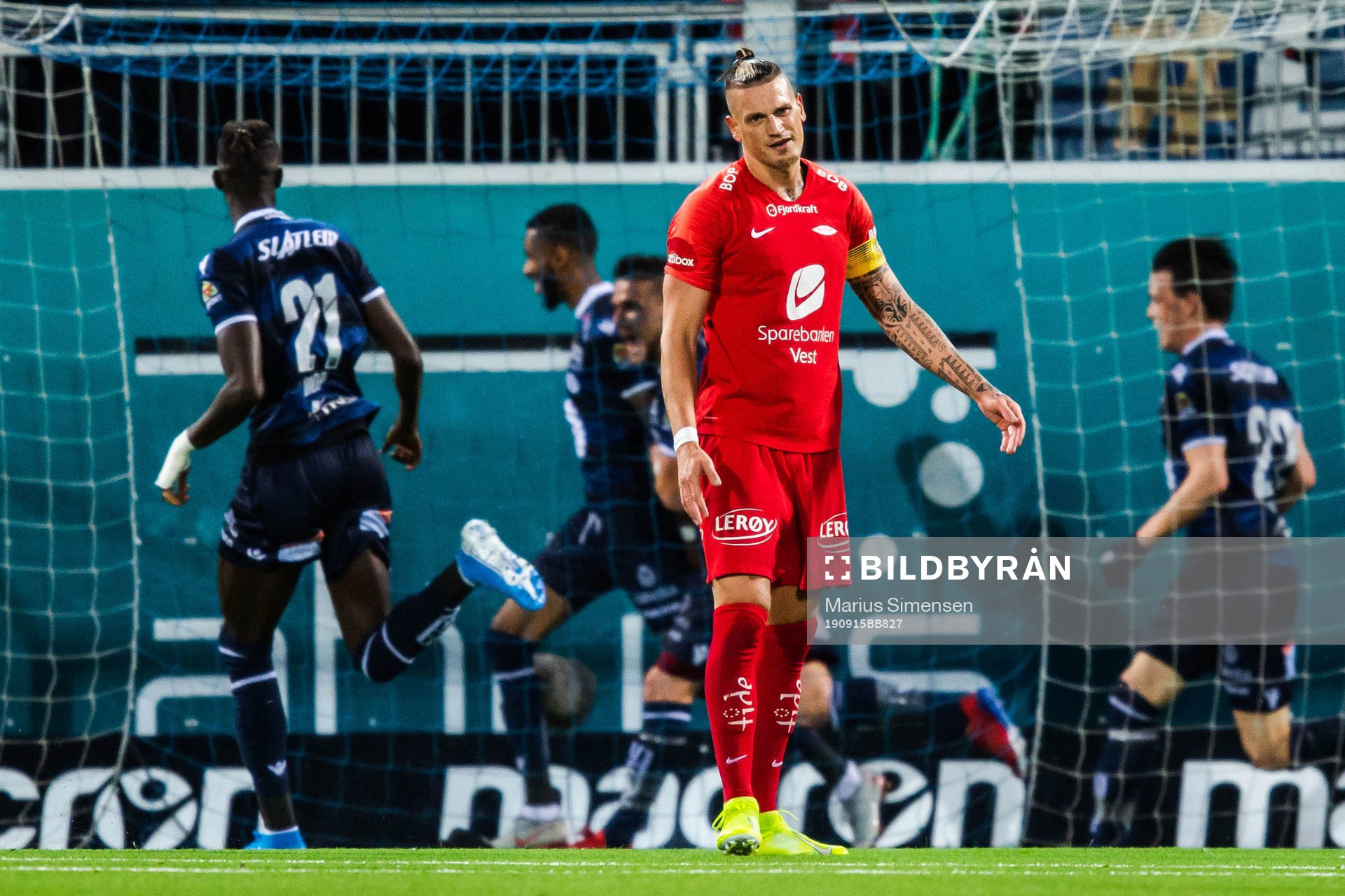 Vito Wormgoor of Brann looks dejected