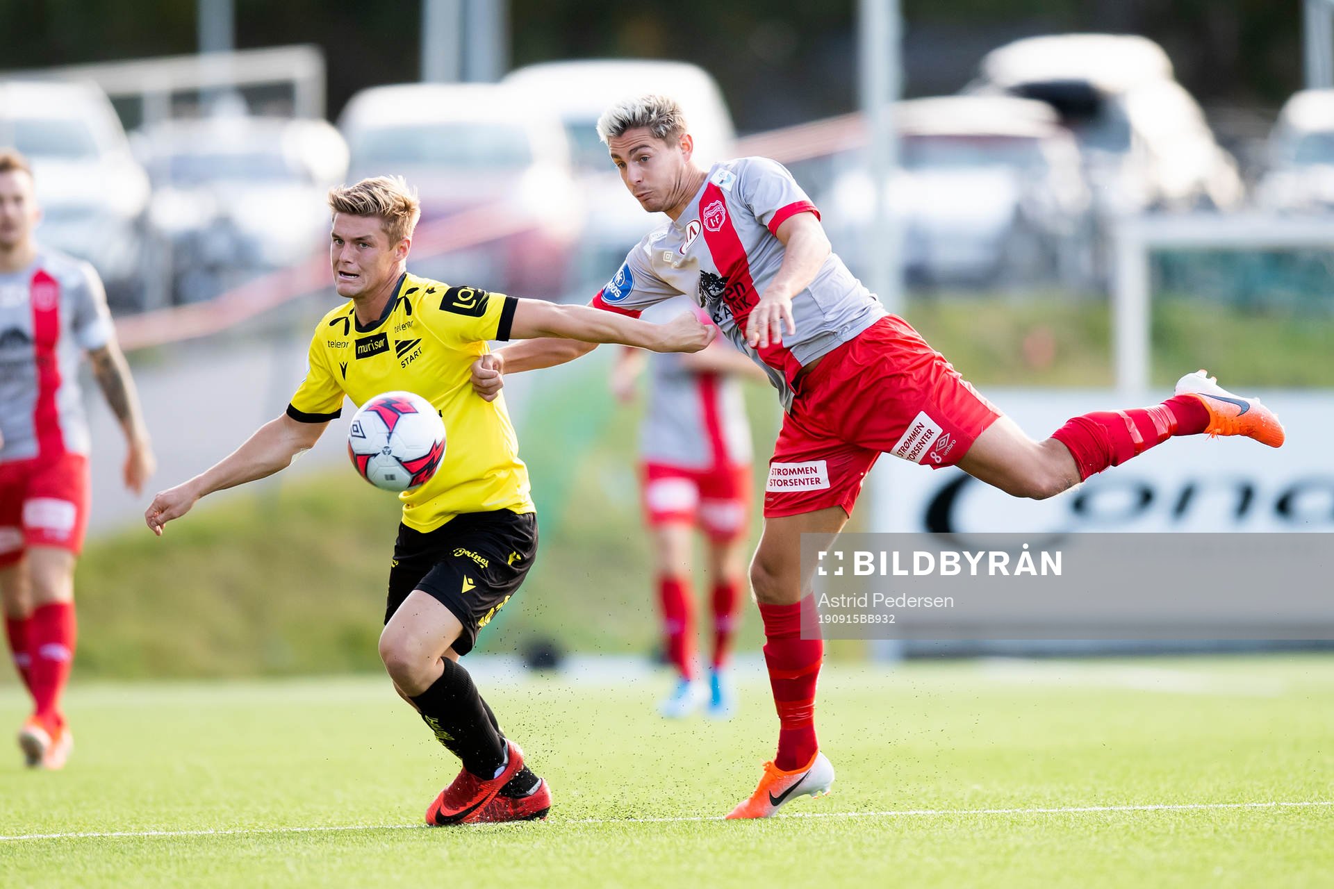 Mathias Idsøe Bringaker of Start and Mathias Blårud of