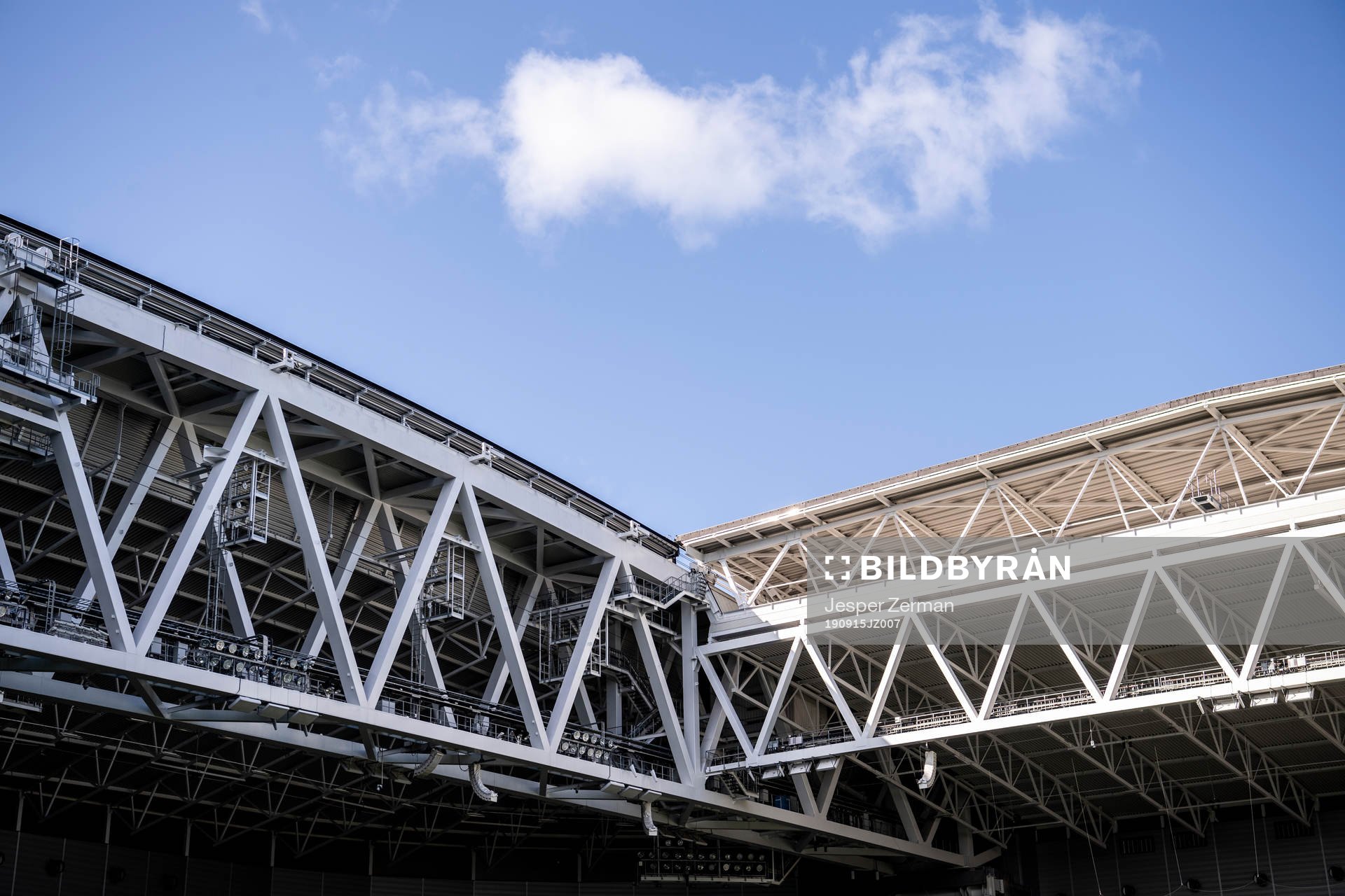 Interiör vy av Tele2 Arena