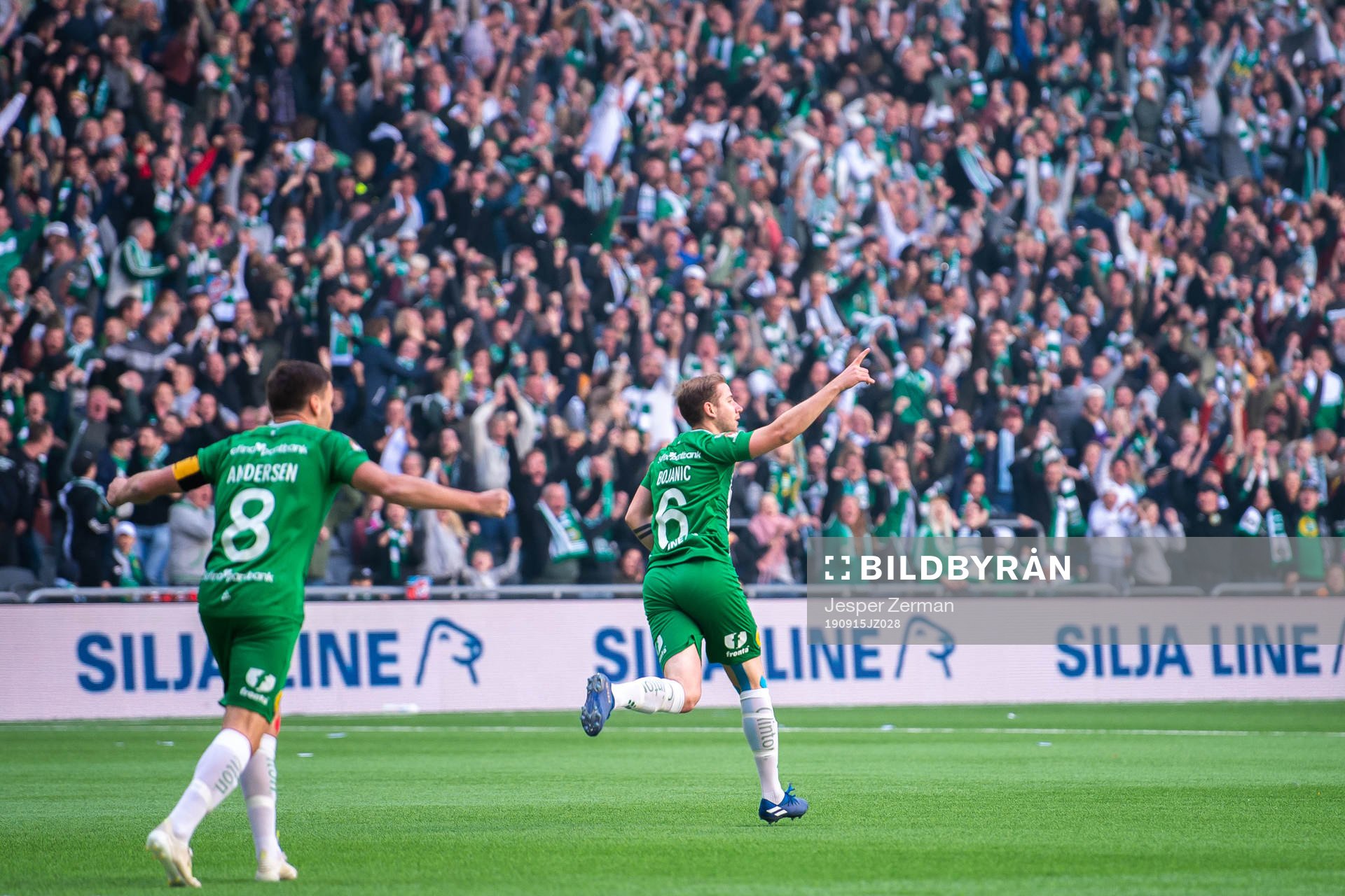 Hammarbys Darijan Bojanic jublar