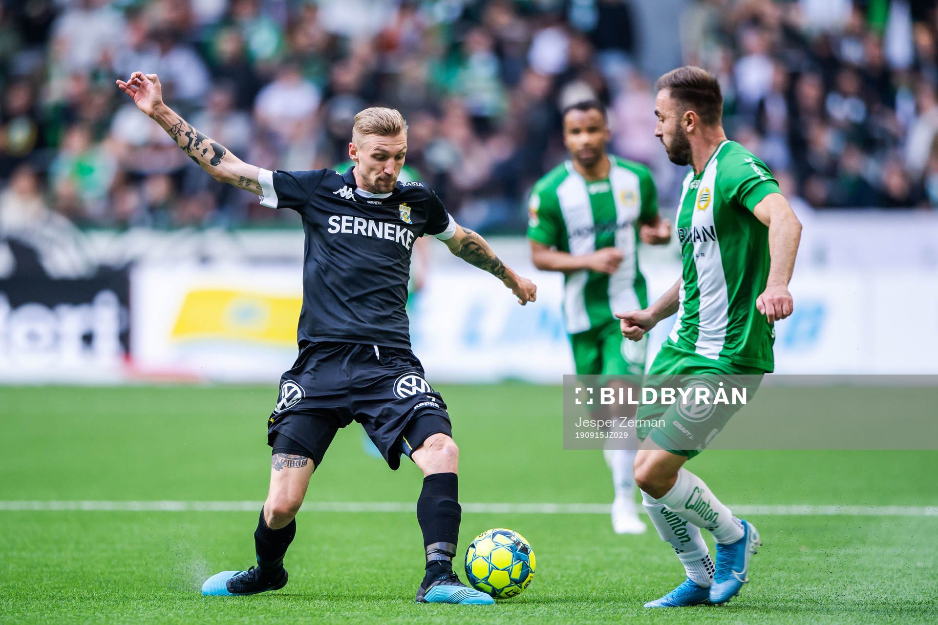 IFK Göteborgs Sebastian Eriksson och Hammarbys Muamer
