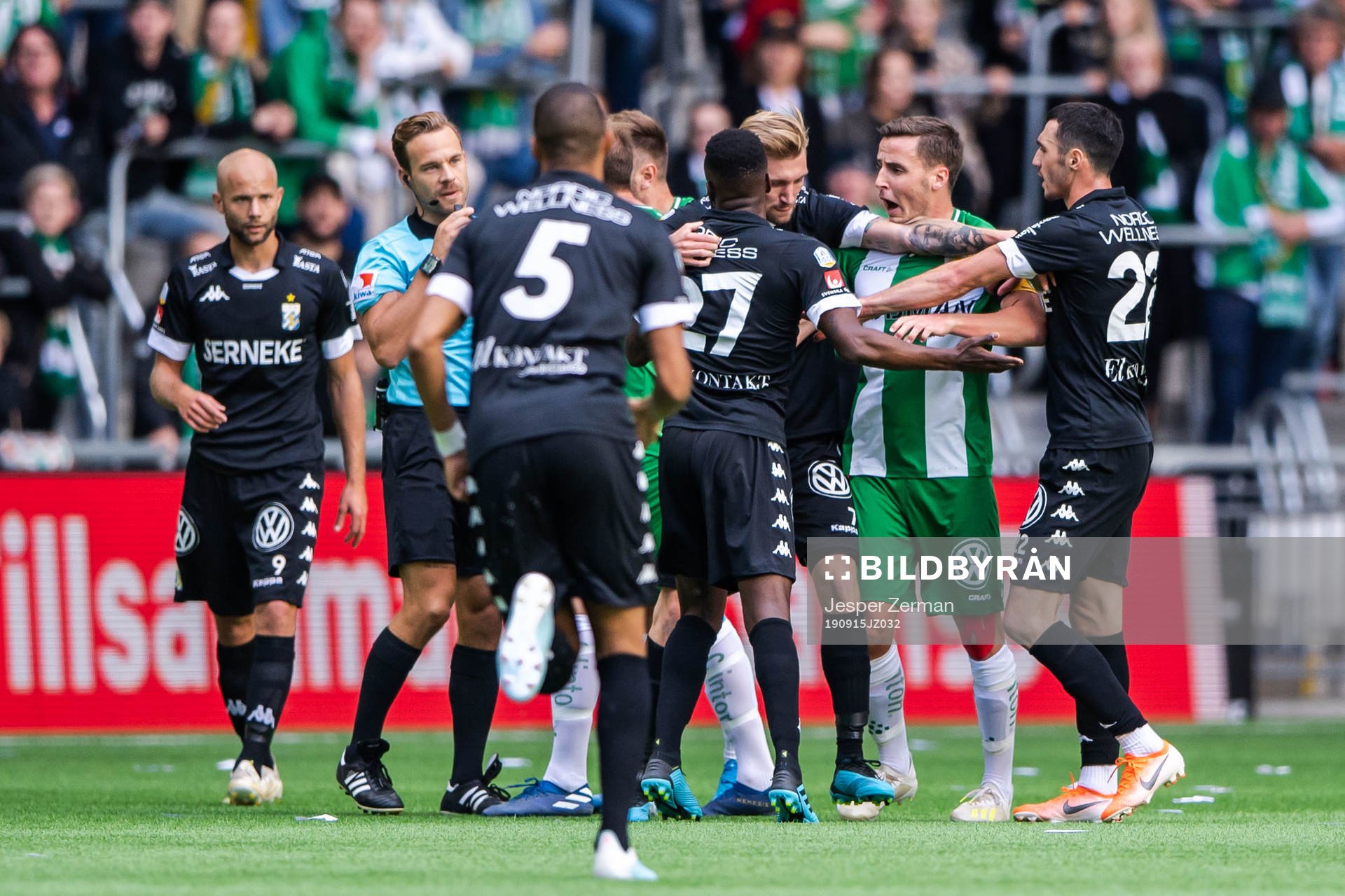 Dispyt mellan spelarna