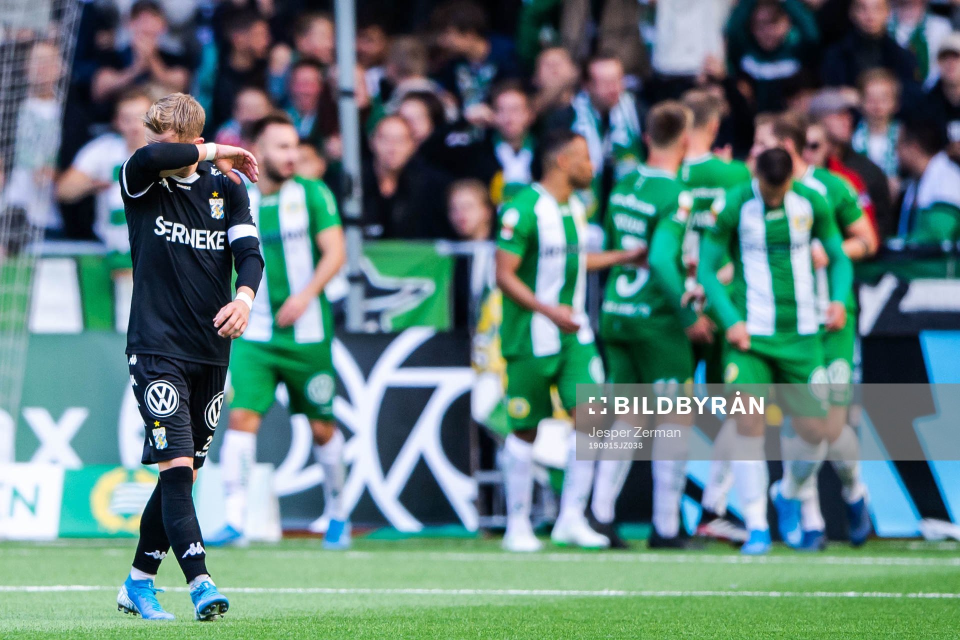IFK Göteborgs Victor Wernersson deppar