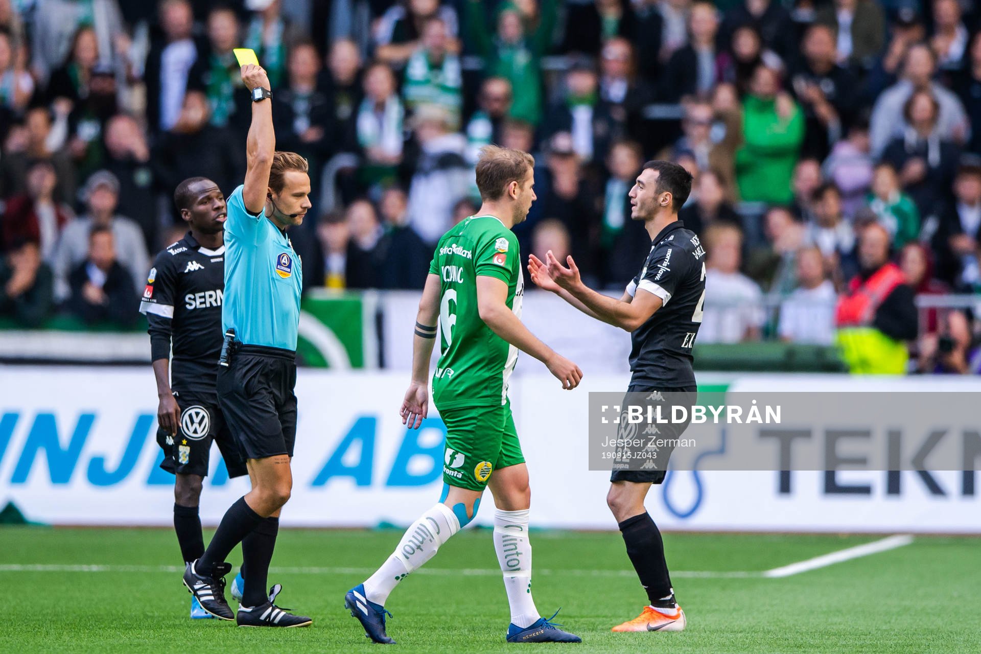 IFK Göteborgs Giorgi Kharaishvili tilldelas en varning