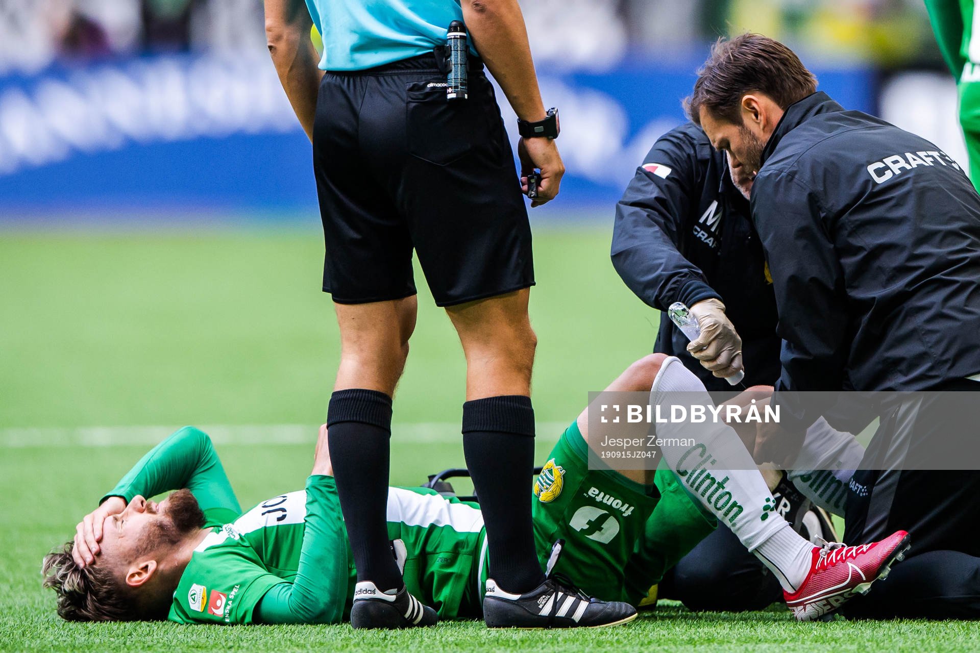 Hammarbys Simon Sandberg får vård