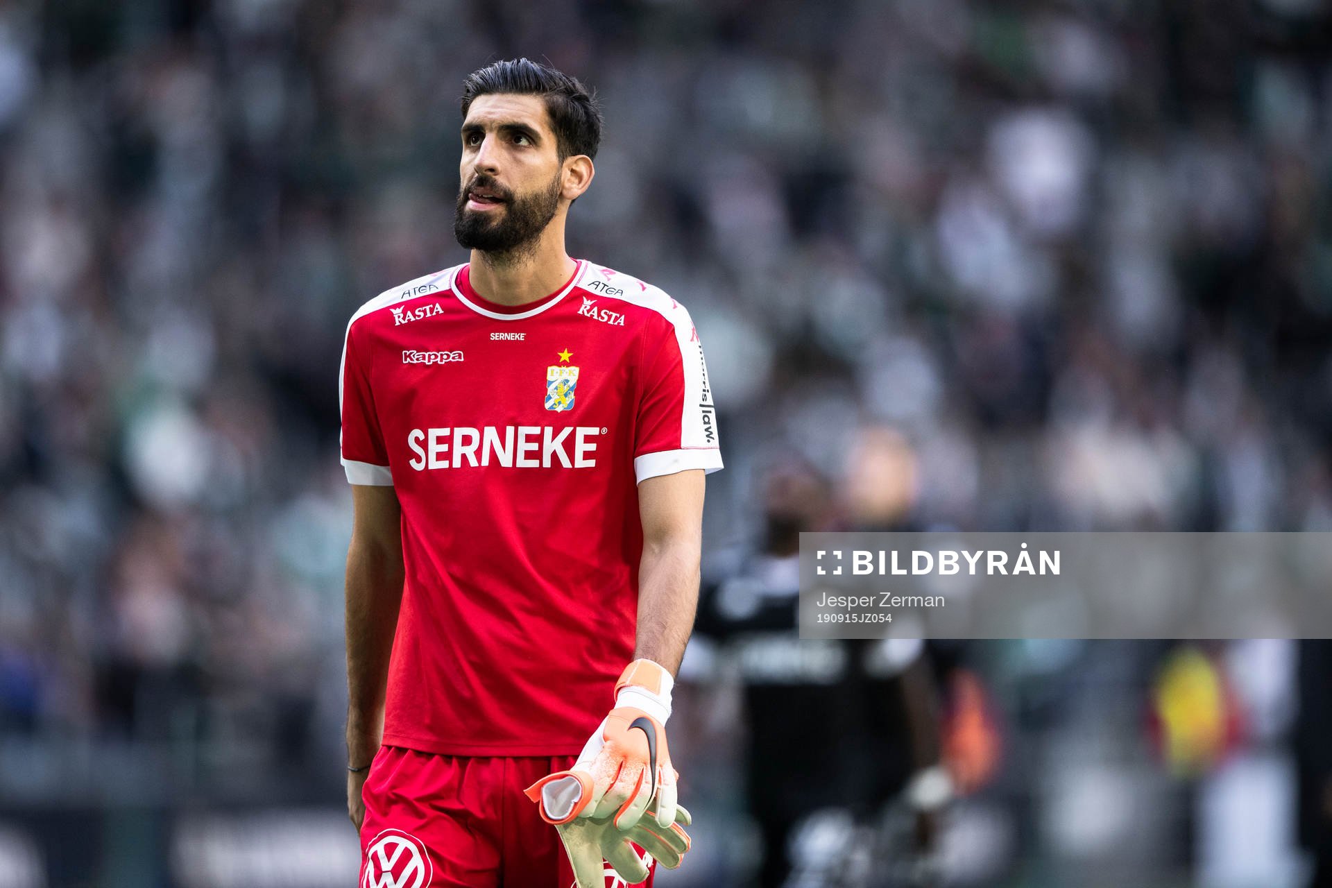 IFK Göteborgs målvakt Ioannis Anestis deppar