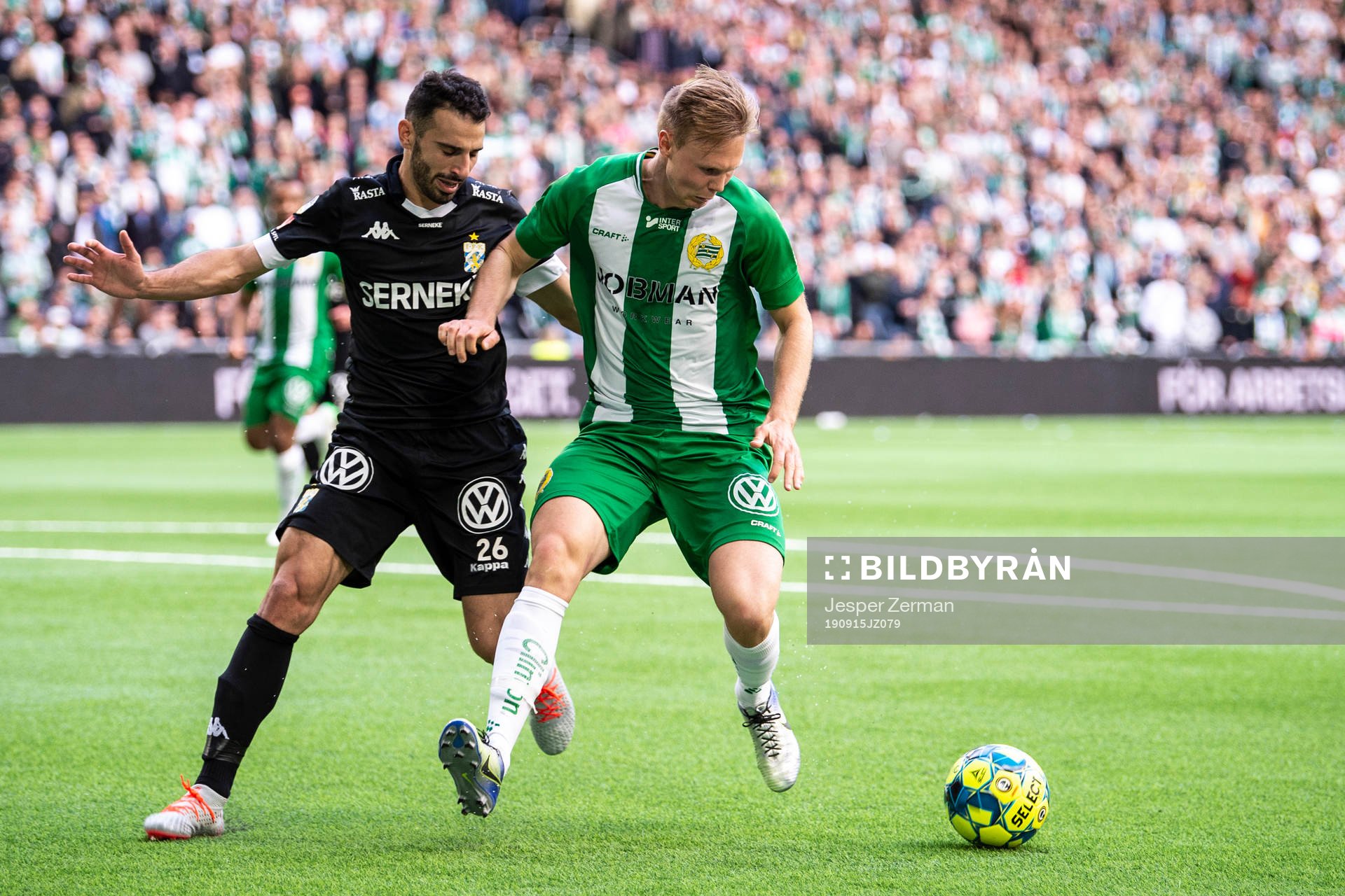 IFK Göteborgs André Calisir och Hammarbys Tim Söderström