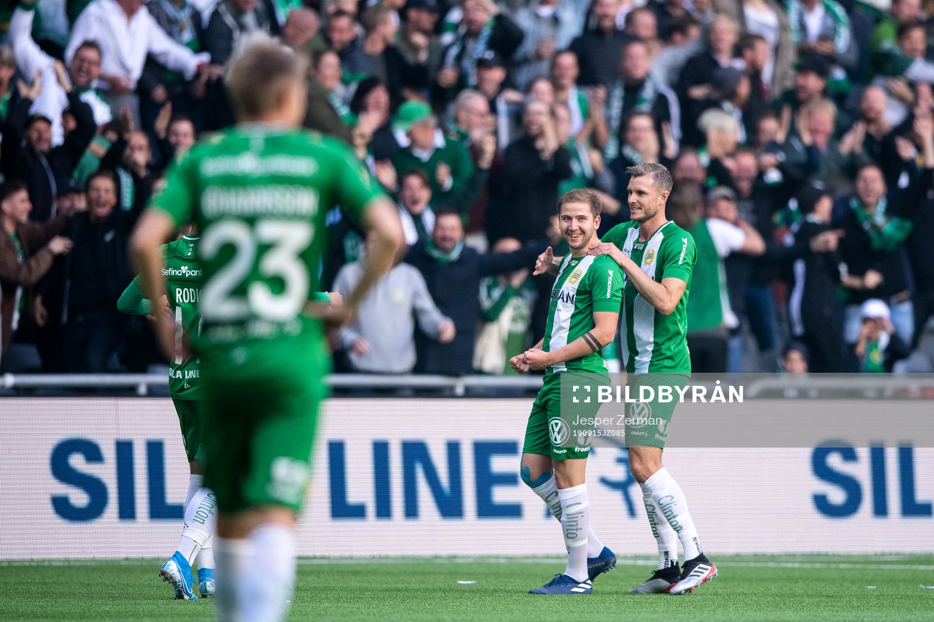 Hammarbys Darijan Bojanic jublar